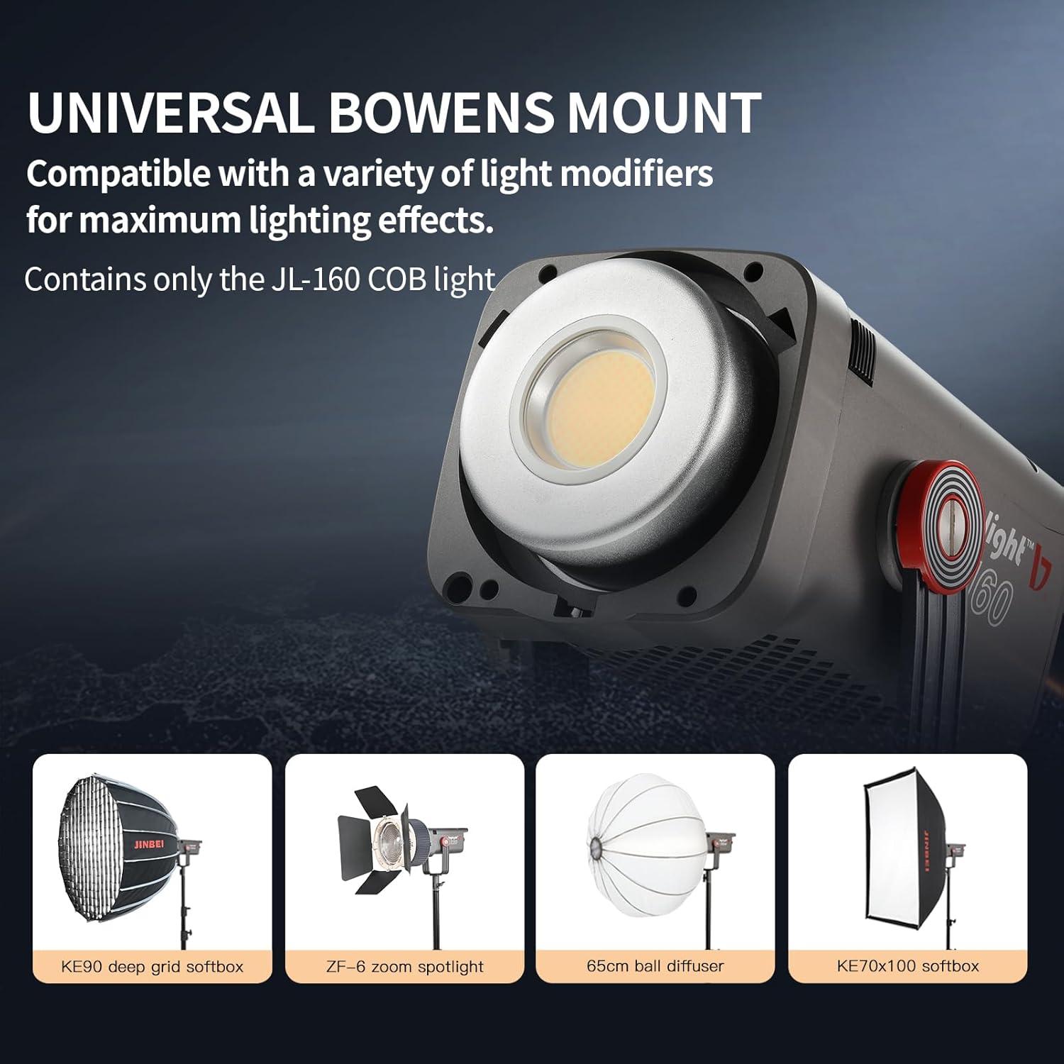 Luz de Video LED Joylight JL-160 160W 5500K Montura Bowens
