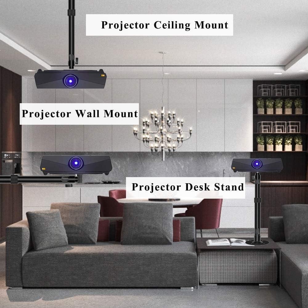 Soporte de Proyector 2-Be-Best Ajustable 37-62 cm Negro