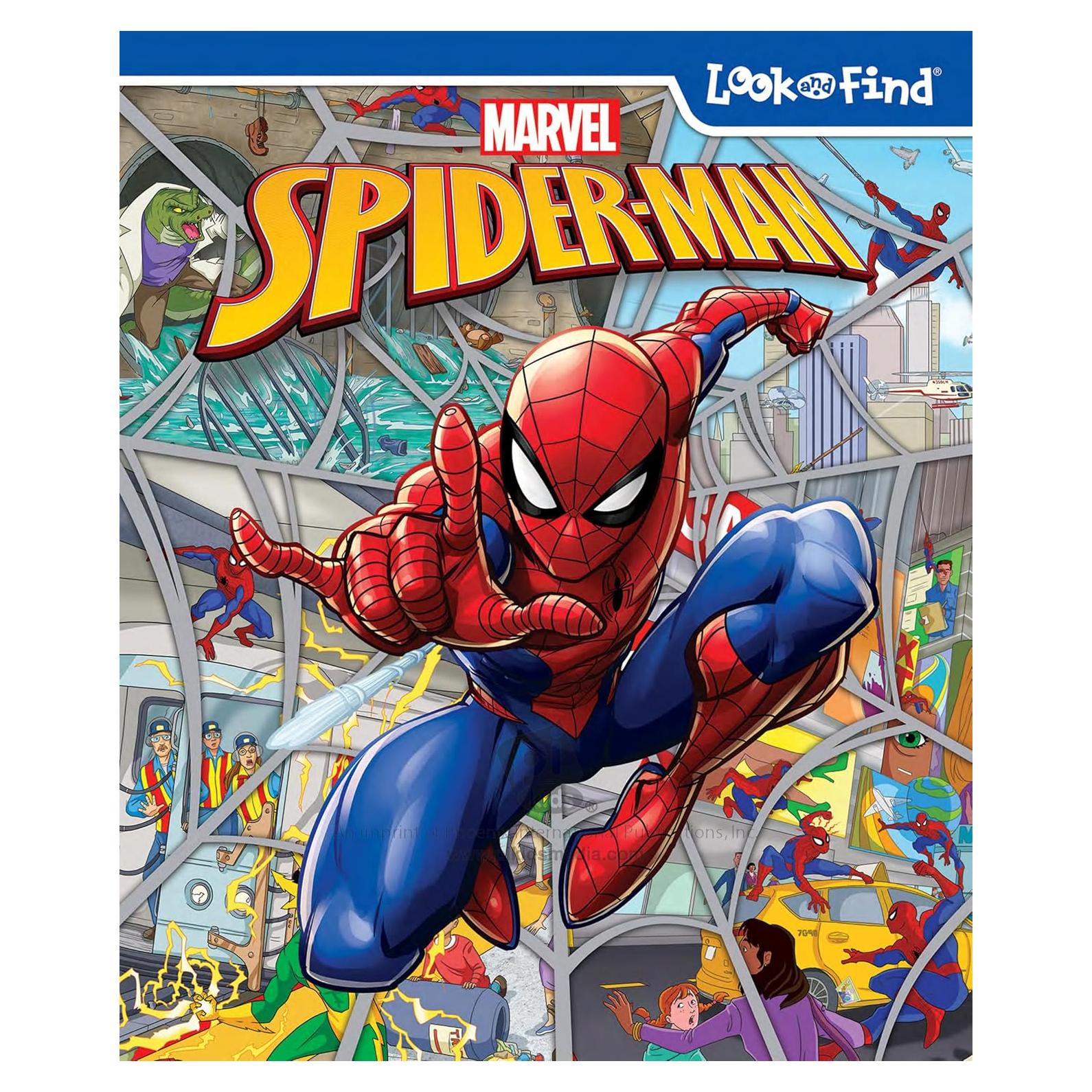 Marvel Spider-Man Look and Find Activity Book - PI Kids