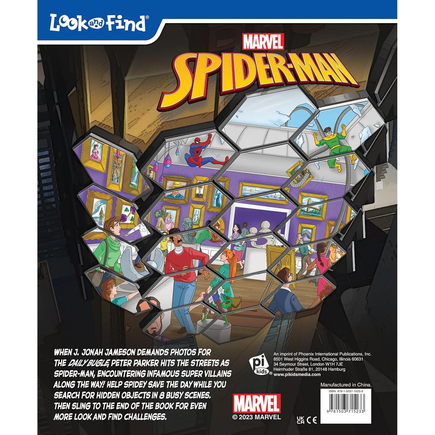 Marvel Spider-Man Look and Find Activity Book - PI Kids