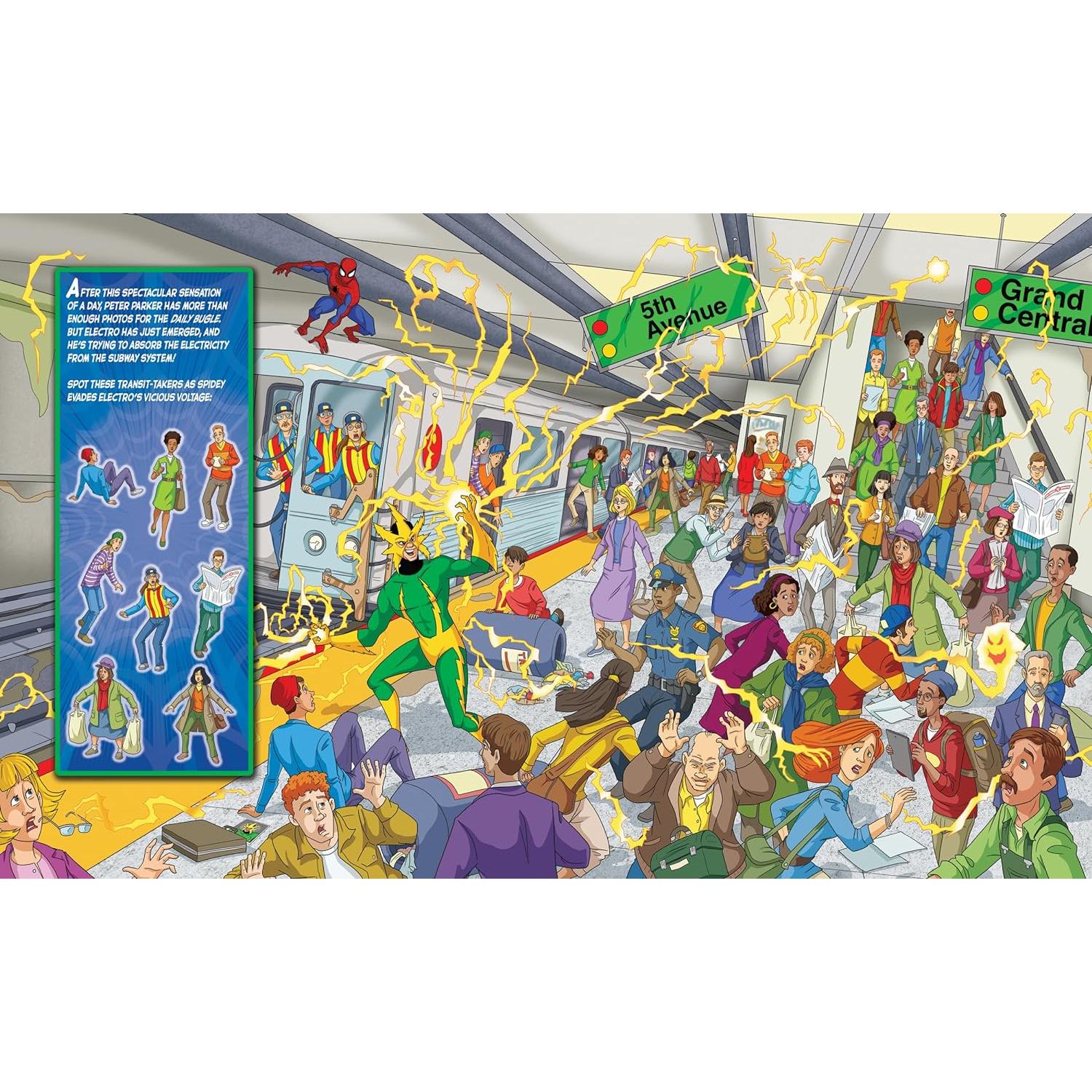 Marvel Spider-Man Look and Find Activity Book - PI Kids