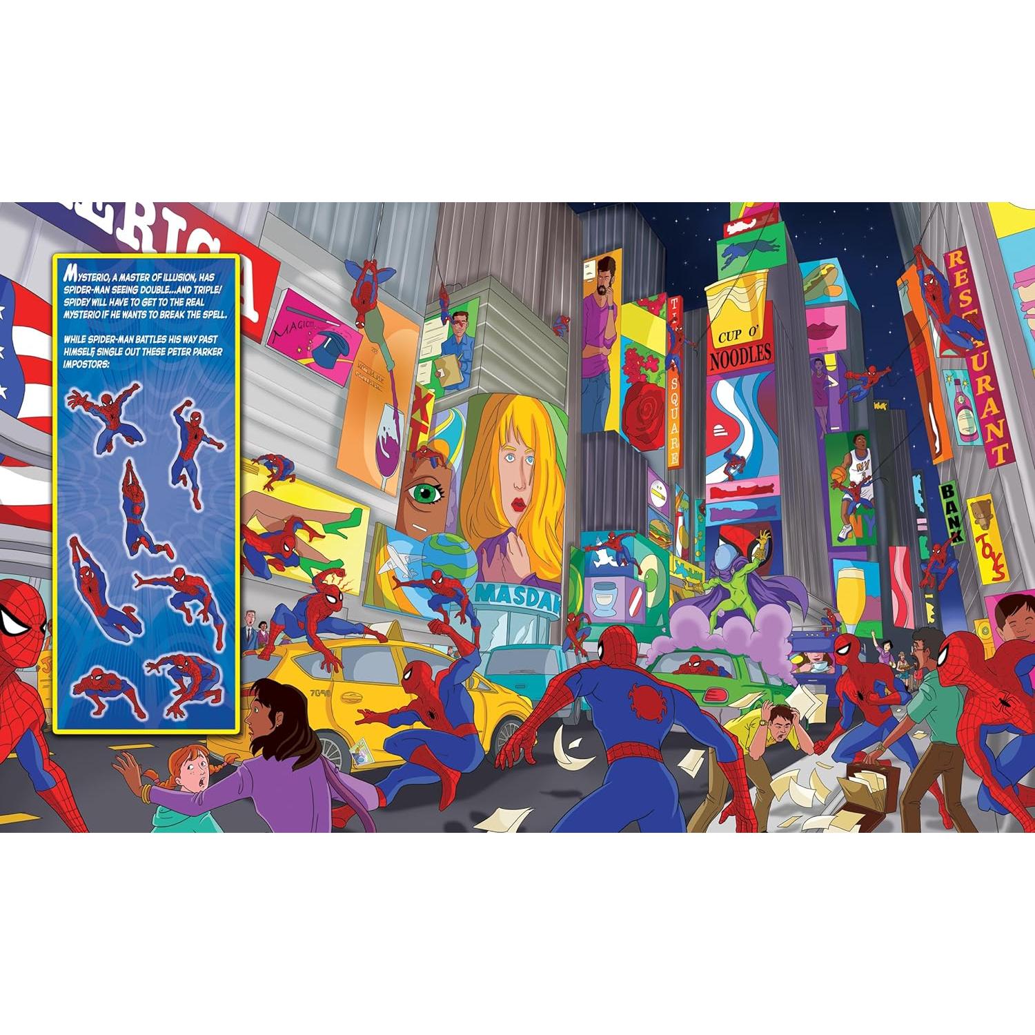 Marvel Spider-Man Look and Find Activity Book - PI Kids