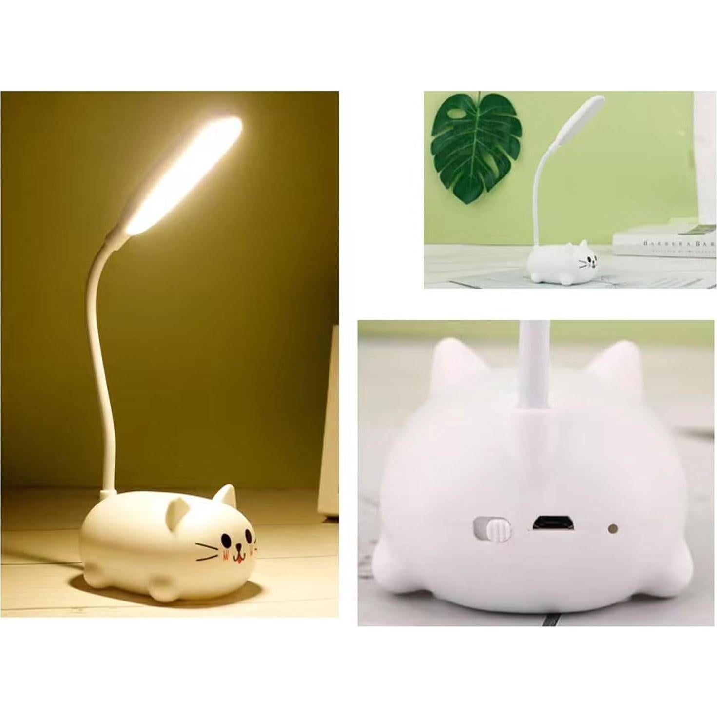Lámpara de Escritorio LED Genyerl GY-Gato Plegable USB 3W