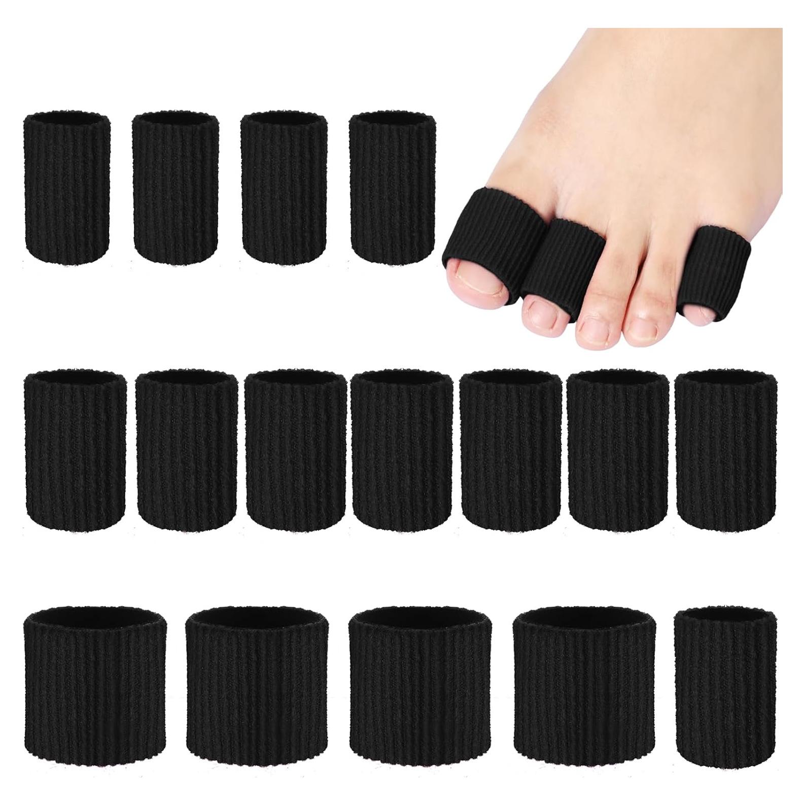 Mangas de Gel para Dedos Blulu - 16 Pcs Protectores Callos y Ampollas