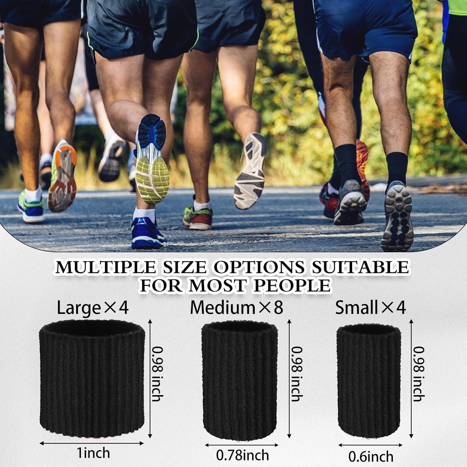 Mangas de Gel para Dedos Blulu - 16 Pcs Protectores Callos y Ampollas