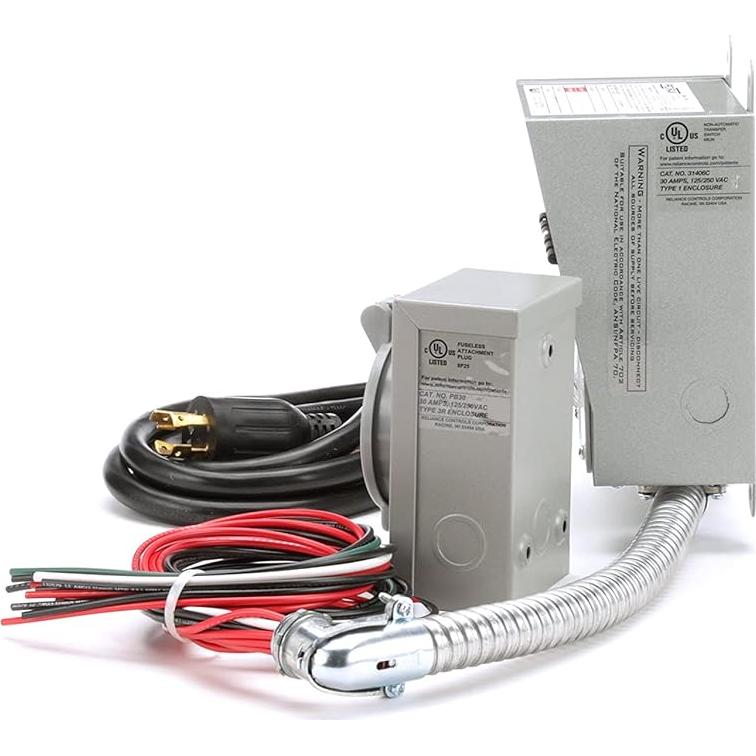 Kit Interruptor de Transferencia 30A 6 Circuitos Reliance 31406CWK