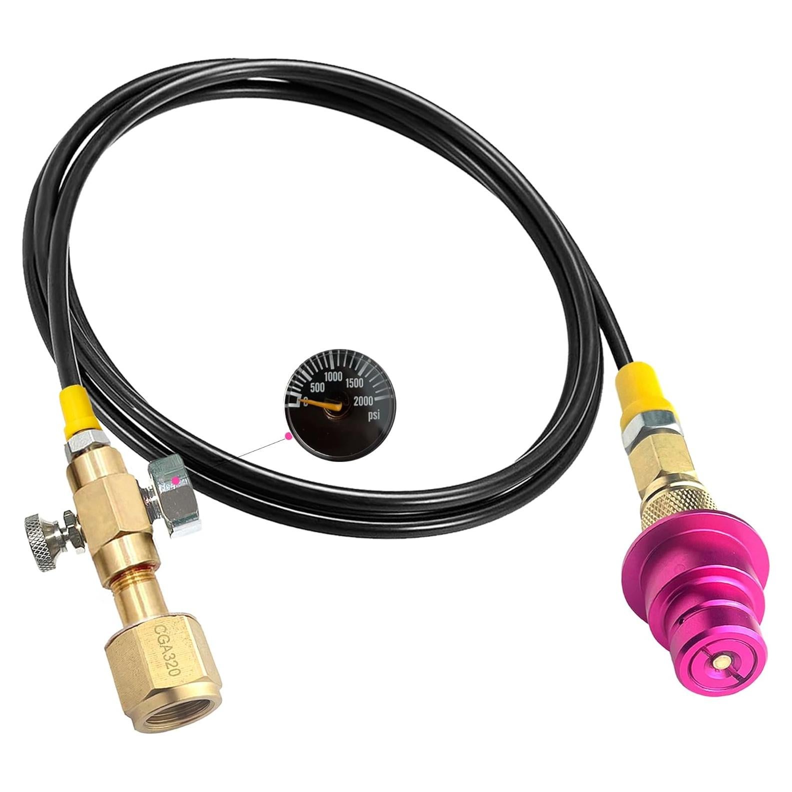 Adaptador CGA320 para Tanque de CO2 a Máquina de Soda KUMAS