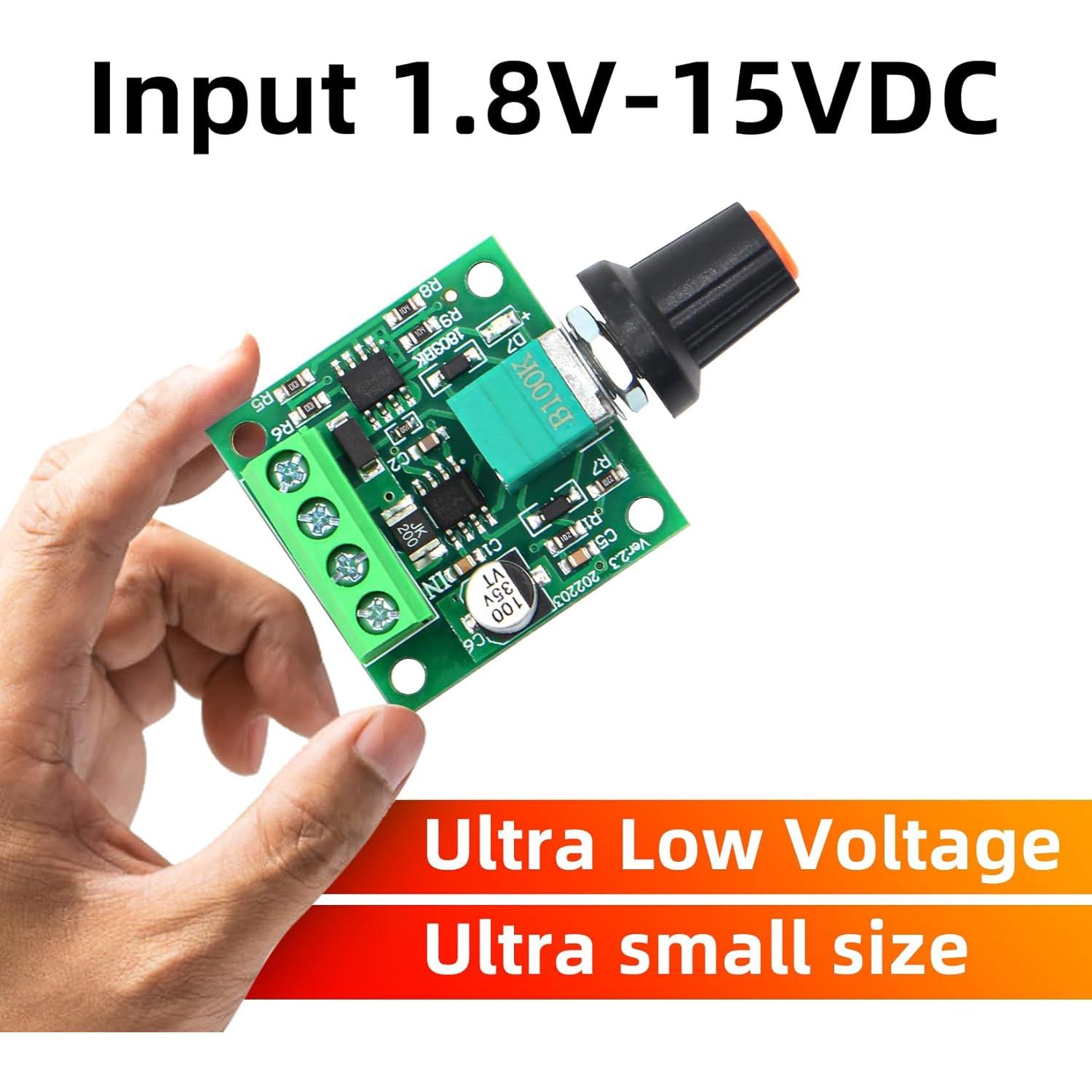 Controlador de Velocidad Motor DC RioRand RR-PWM-15V 2A PWM