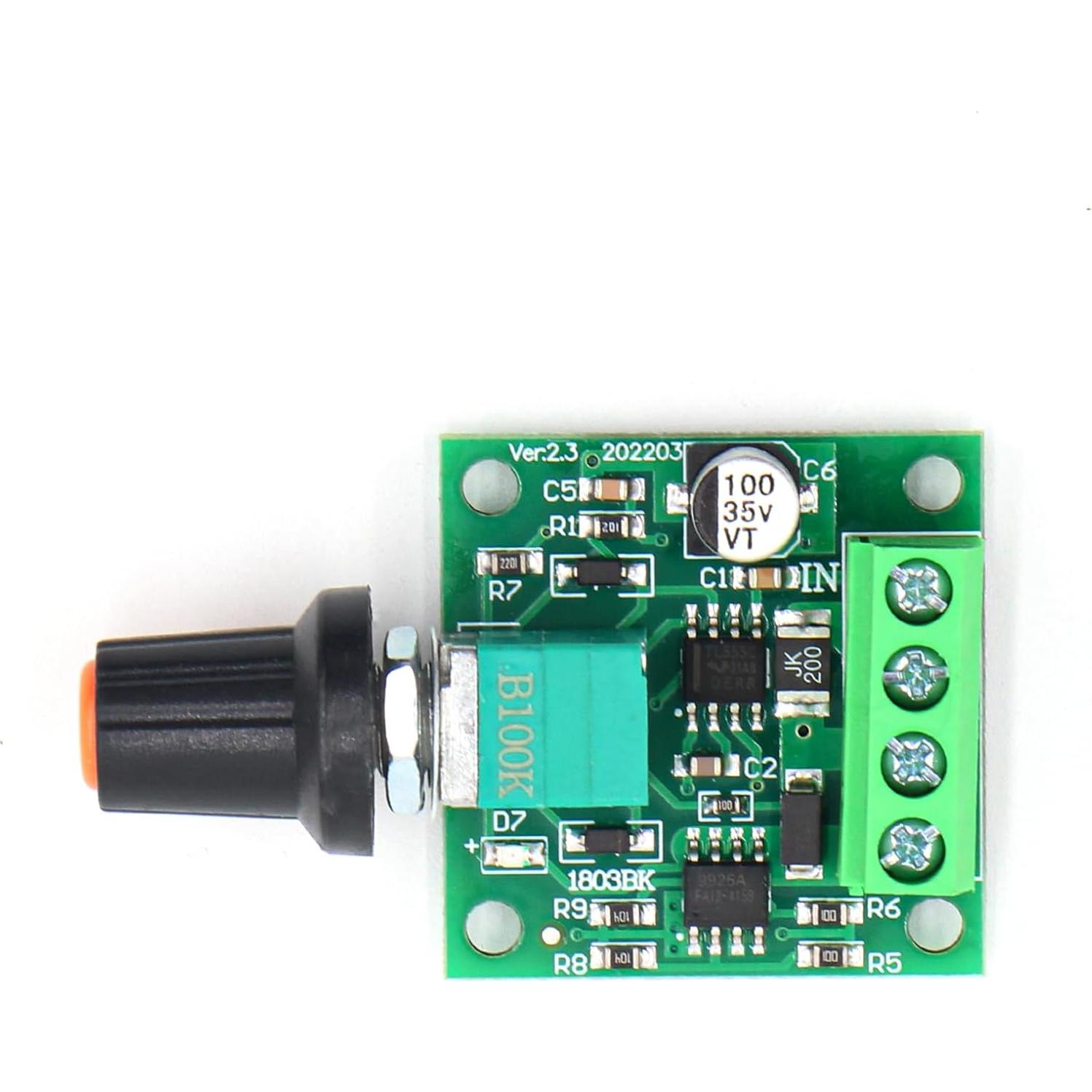 Controlador de Velocidad Motor DC RioRand RR-PWM-15V 2A PWM