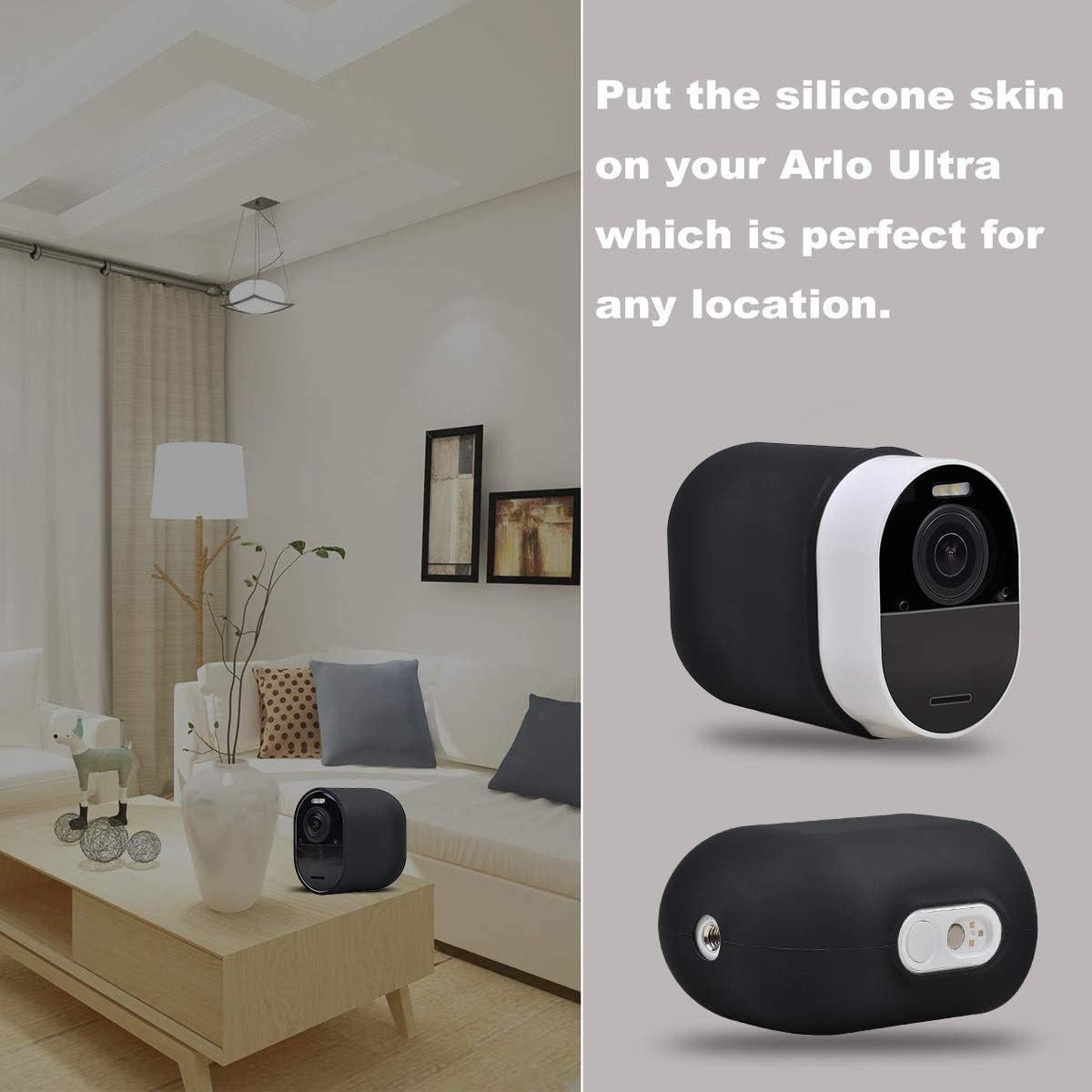 Fundas de Silicona Arlo Ultra/Pro 3/4 - Paquete de 4 Negras