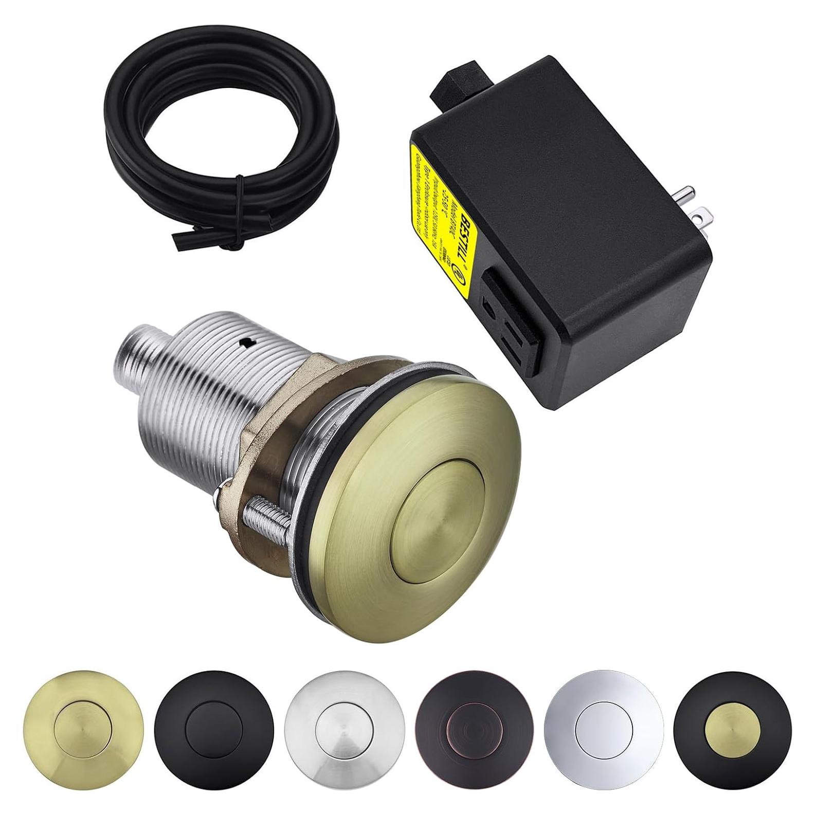 Interruptor de Aire BESTILL Oro Cepillado 2.5 HP para Descomponedores