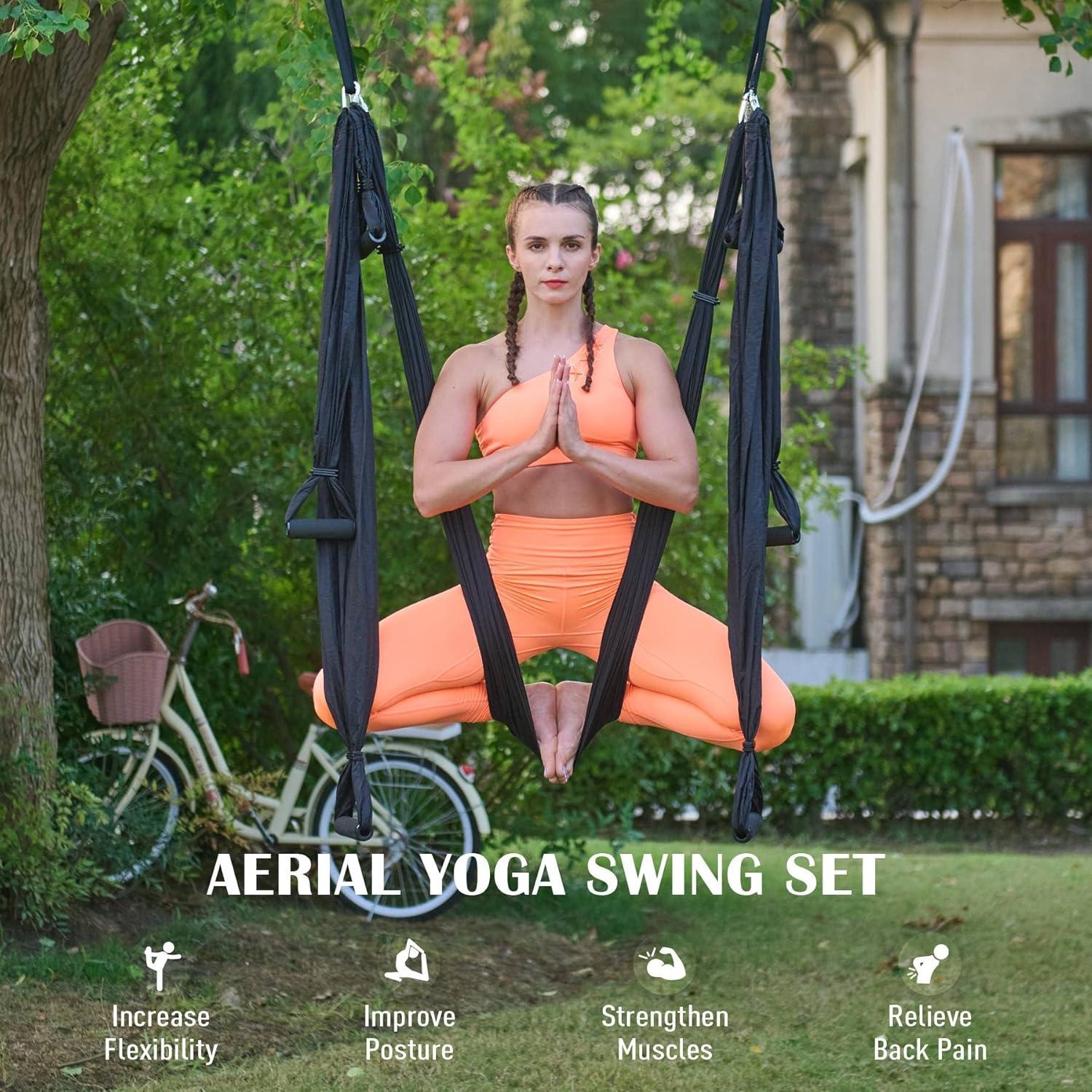 Columpio de Yoga Aéreo CO-Z Sling con Kit de Montaje