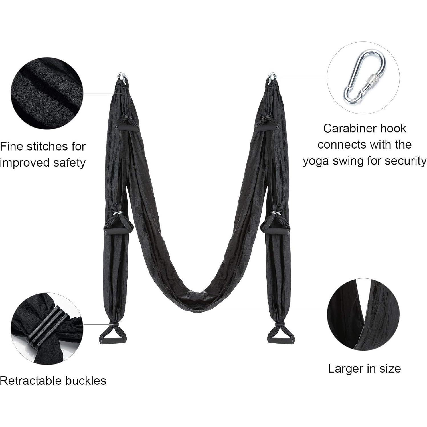 Columpio de Yoga Aéreo CO-Z Sling con Kit de Montaje