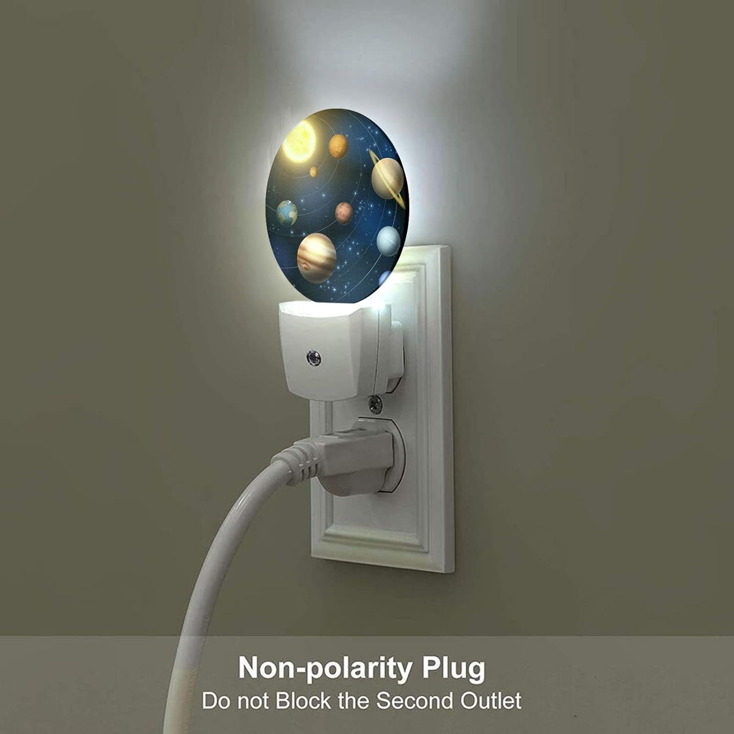 Luz Nocturna LED Axayaz 3D Planetas con Sensor Automático