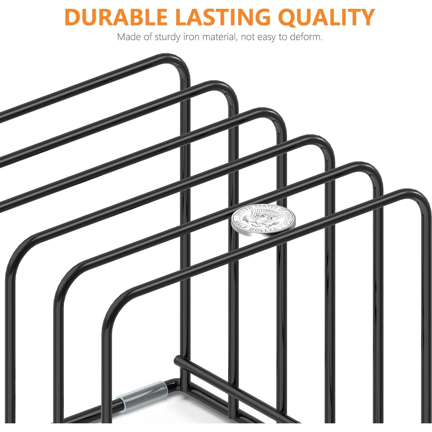 Organizador de Utensilios de Cocina KORRTFID - Soporte 5 Ranuras