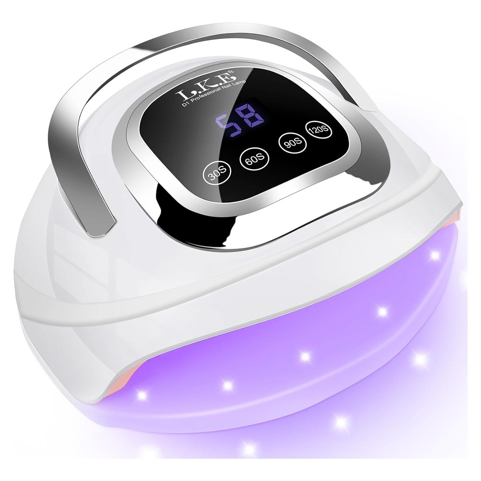 Lámpara UV para Uñas Wisdompark 268W con 60 Perlas LED