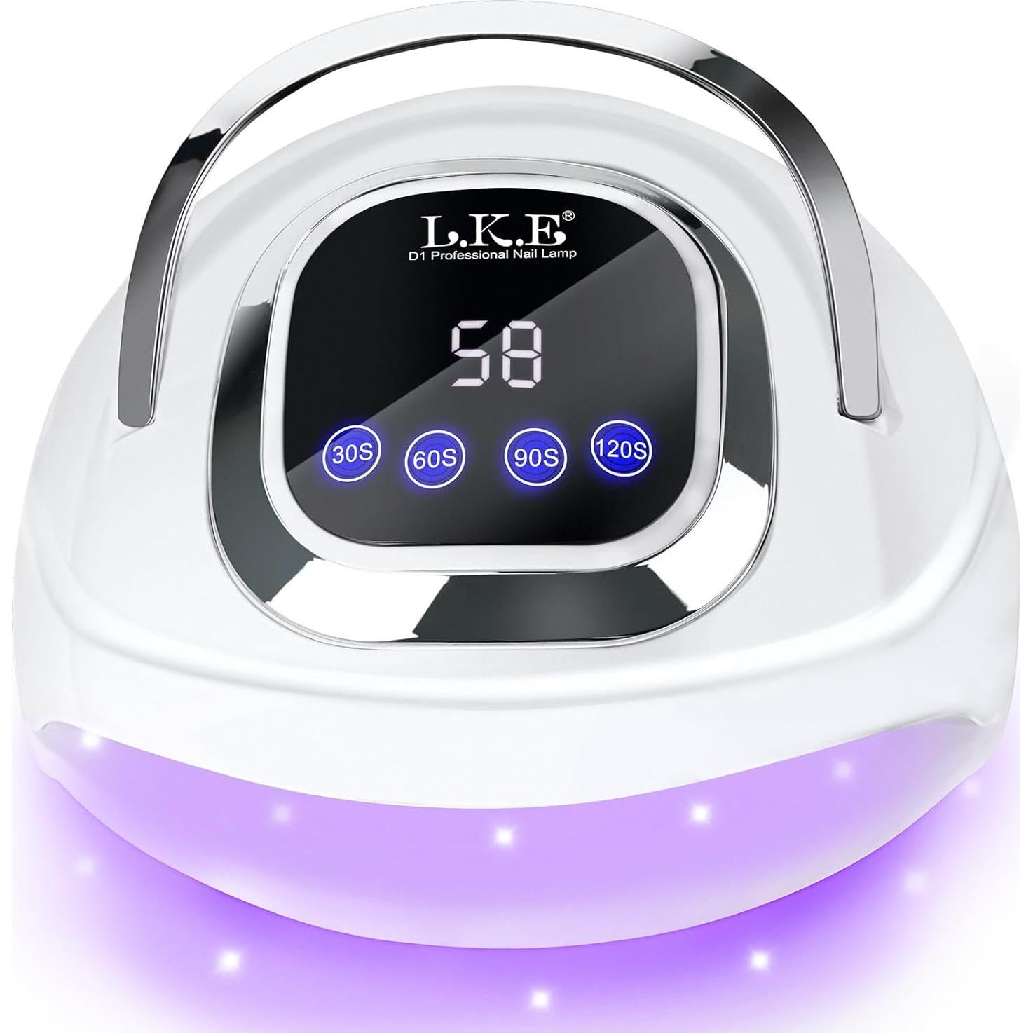 Lámpara UV para Uñas Wisdompark 268W con 60 Perlas LED