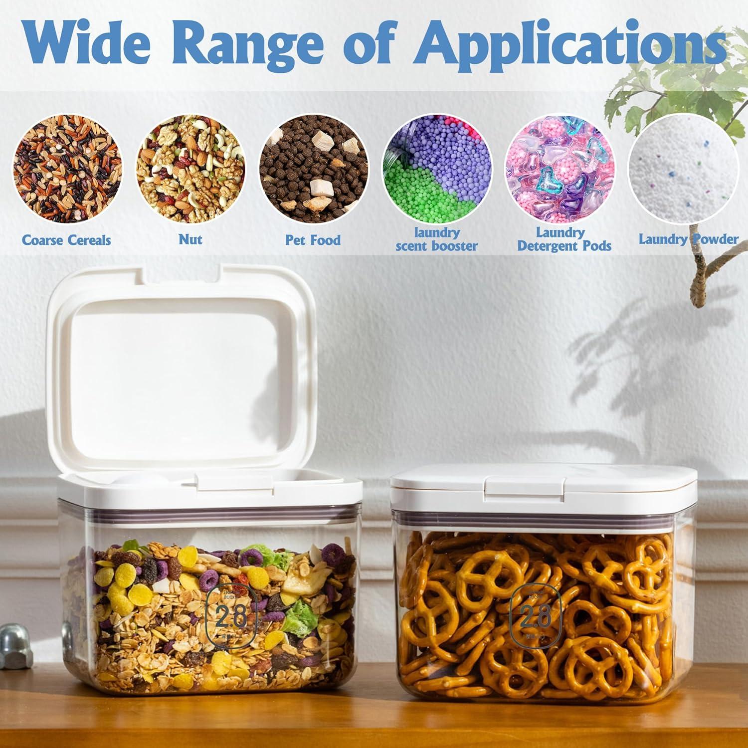 Contenedor de 2.8L para cápulas de lavandería YITOBA Blanco