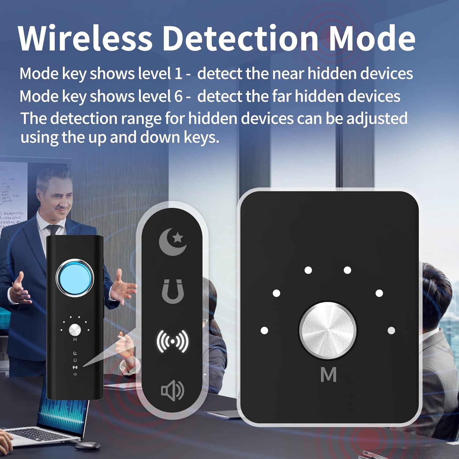 Detector de Cámaras Ocultas VERIVOXIA R35 - Anti Espionaje