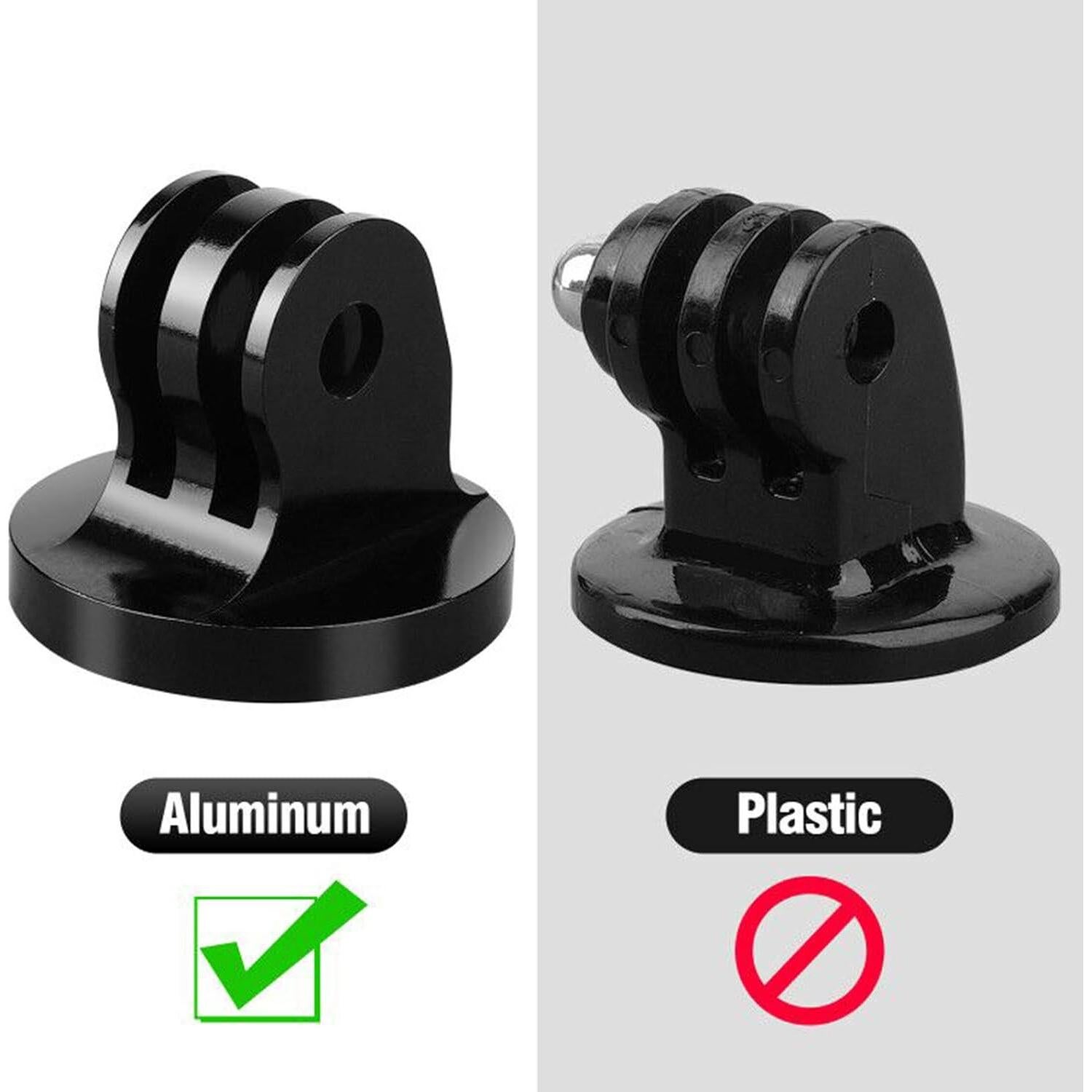 Adaptador de Montaje en Trípode ChromLives 1/4" para Cámaras de Acción