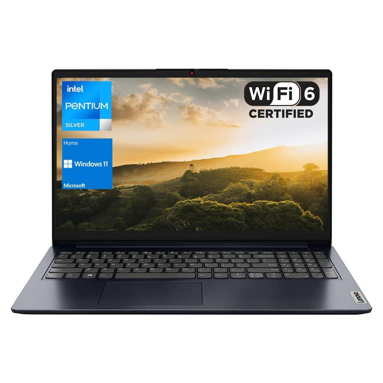 Laptop Lenovo IdeaPad 1, 15.6" FHD, Intel Pentium N6000, 12GB RAM, 512GB SSD, Windows 11