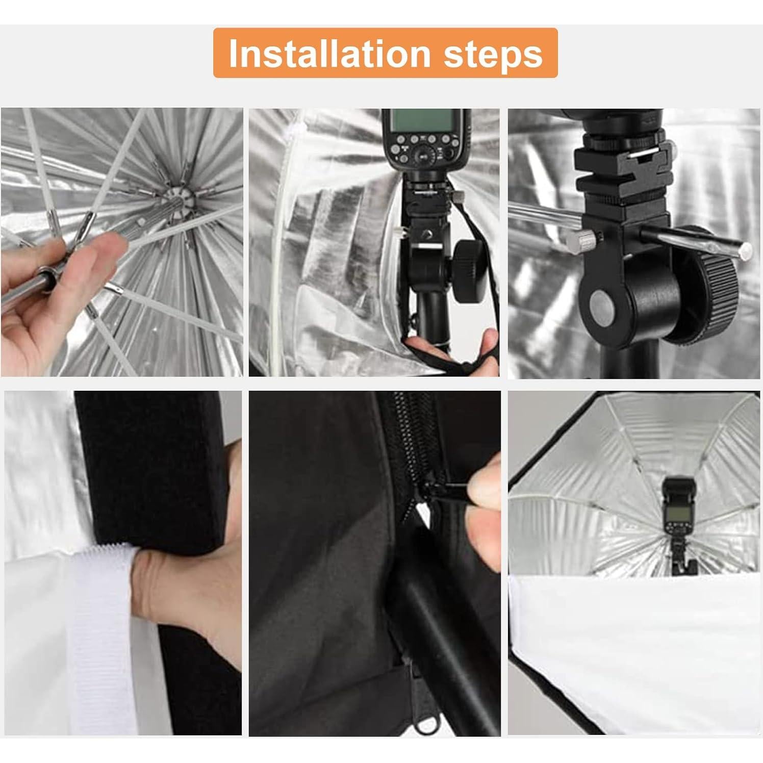 Kit Softbox Octagonal 80cm Godox con Rejilla y Bolsa