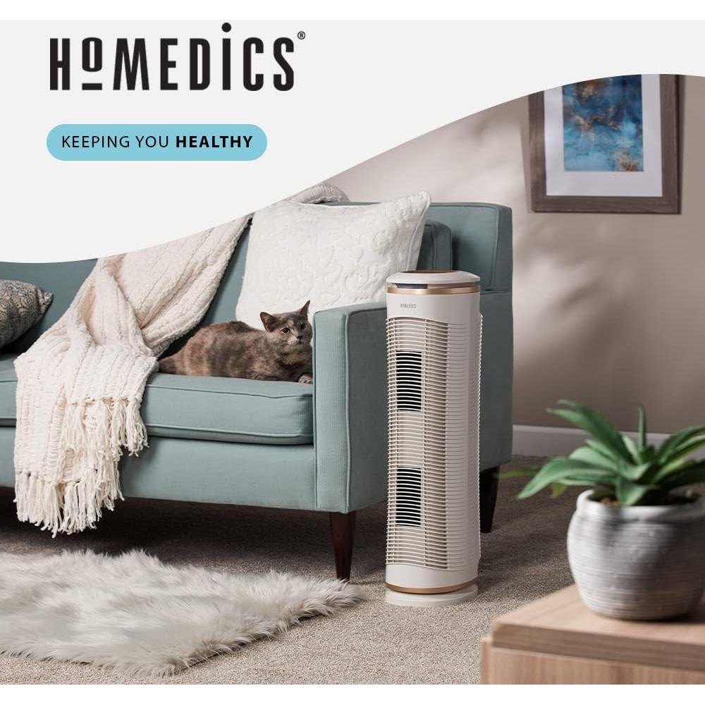 Filtros de Reemplazo HEPA-Tipo Homedics TotalClean - 2 Unidades