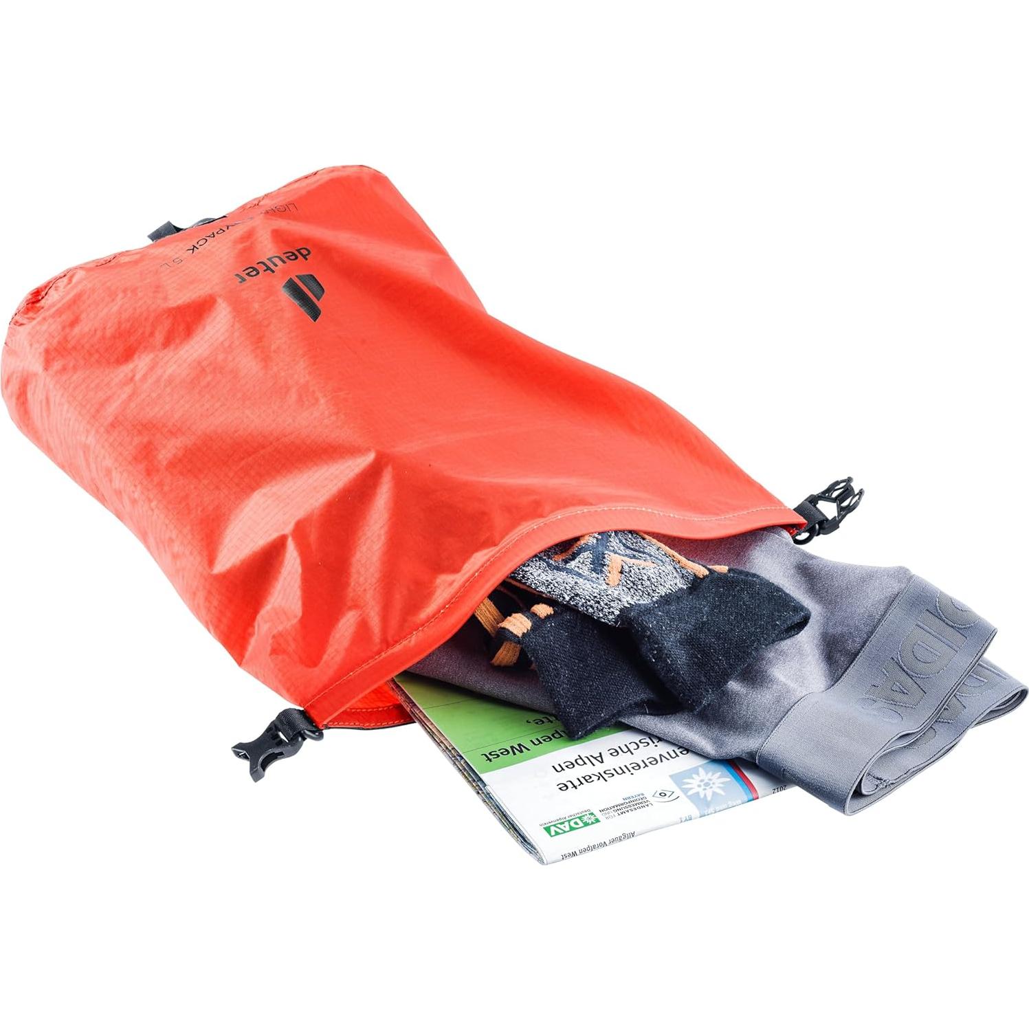 Saco Seco Deuter Light Drypack 5L Papaya Impermeable