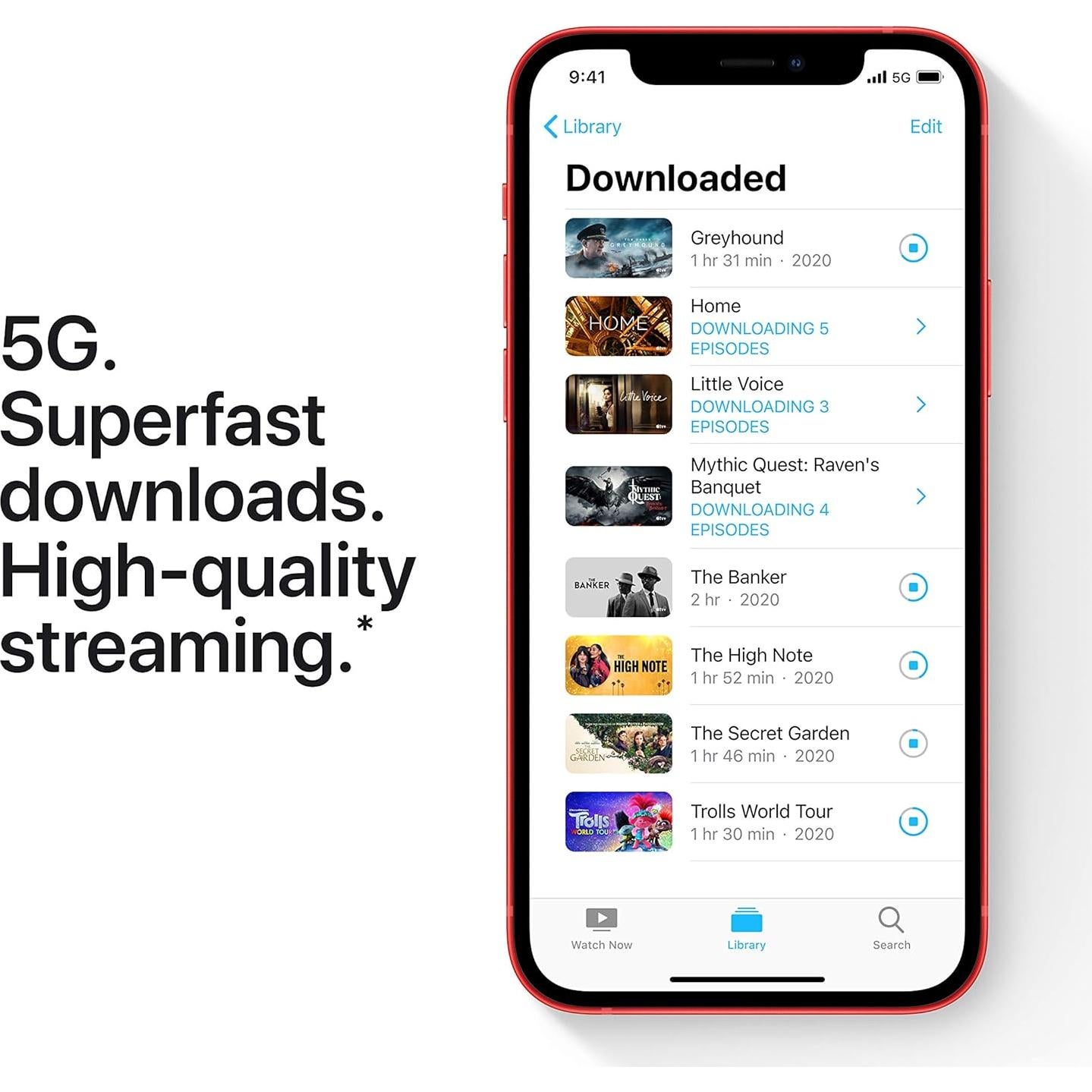 iPhone 12 Apple 128GB Rojo + Plan Inalámbrico Ilimitado