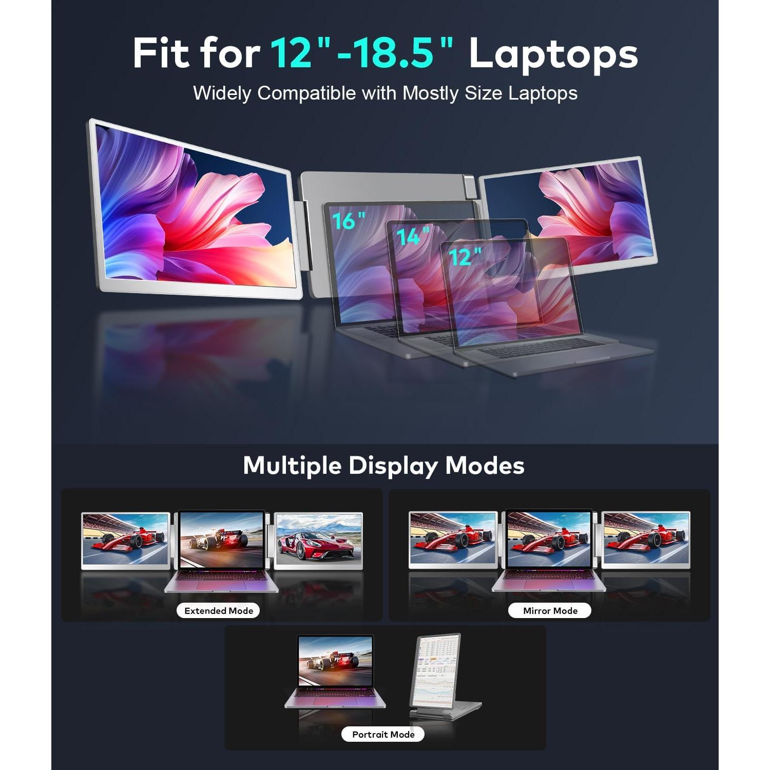 Extensor de Pantalla FHD 15.6" SHENZHEN para Laptop 12-18.5"