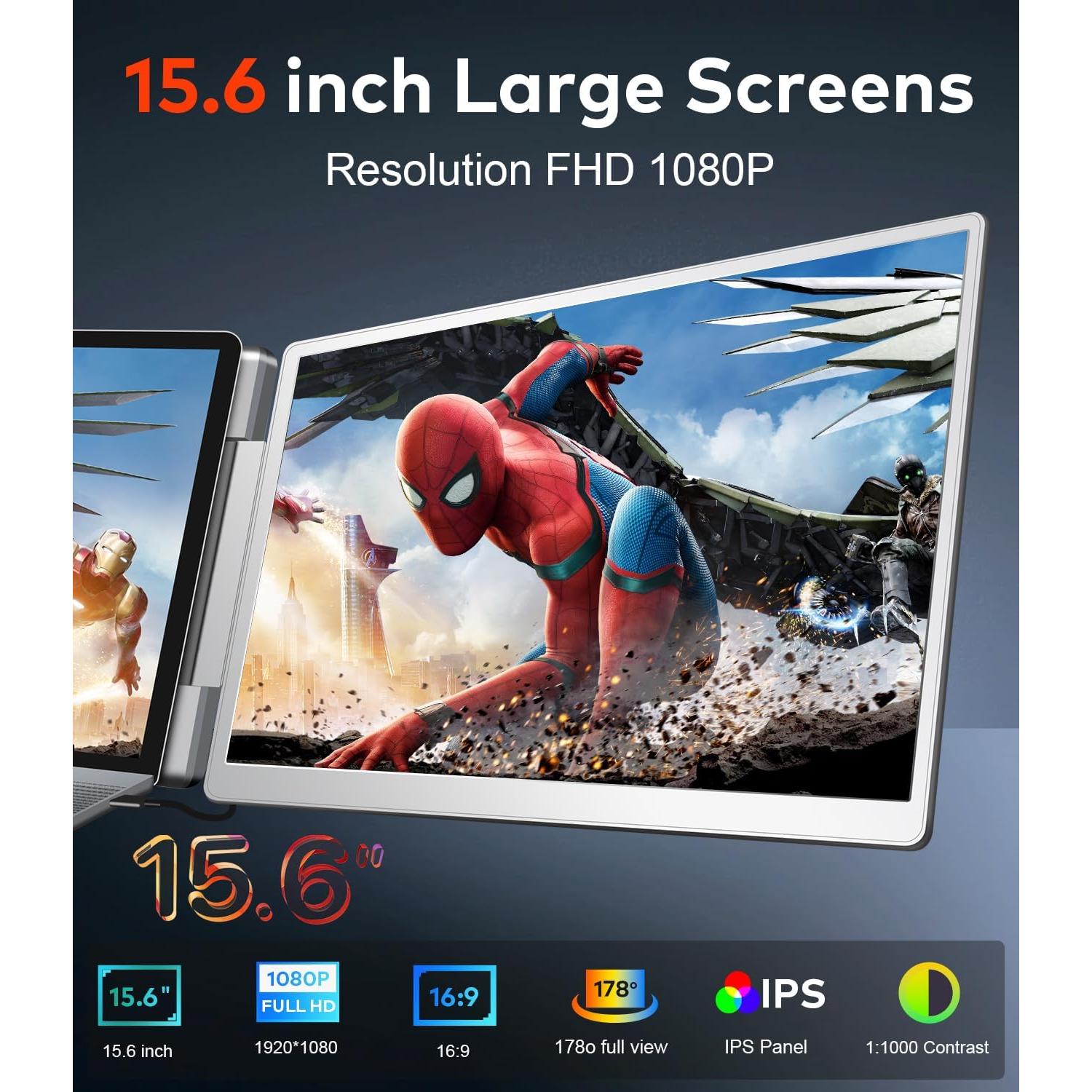 Extensor de Pantalla FHD 15.6" SHENZHEN para Laptop 12-18.5"
