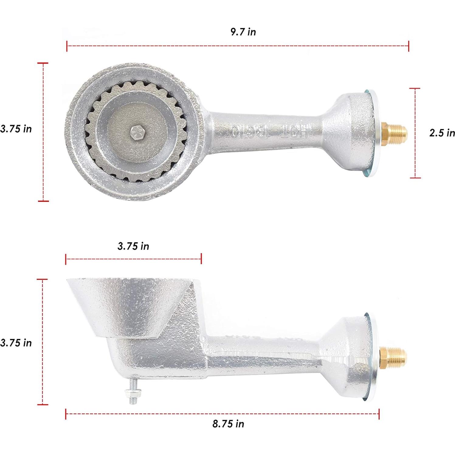 Cabeza de Quemador de Propano COOKAMP SH10RH Hierro Fundido