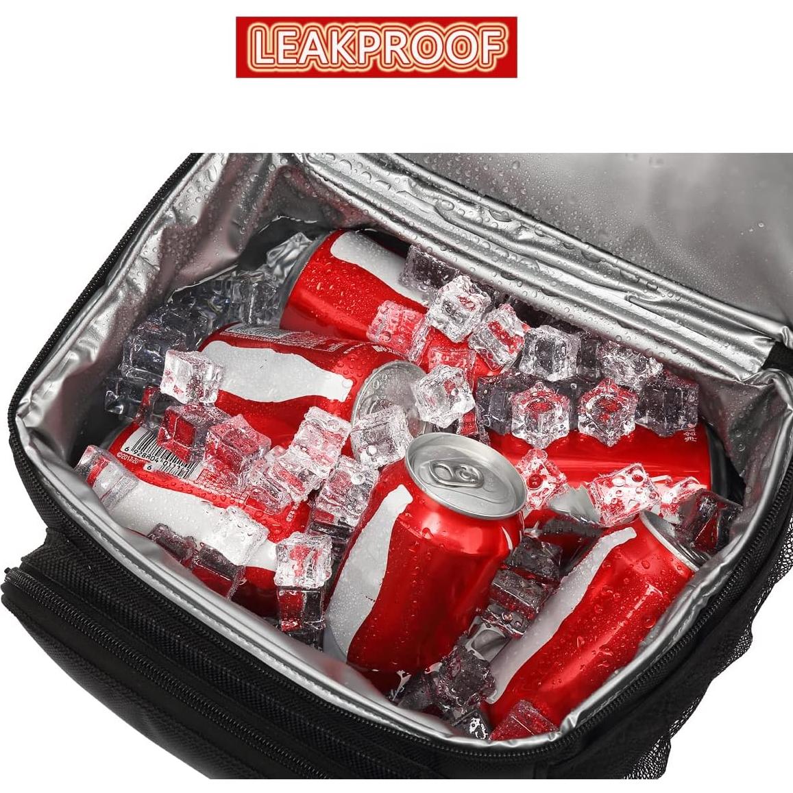 Bolsa Térmica de Almuerzo FlowFly Verde Militar Doble Capa