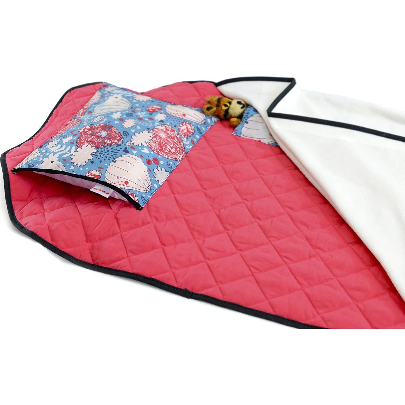 Manta de Siesta Urban Infant Tot Cot con Almohada - Globos