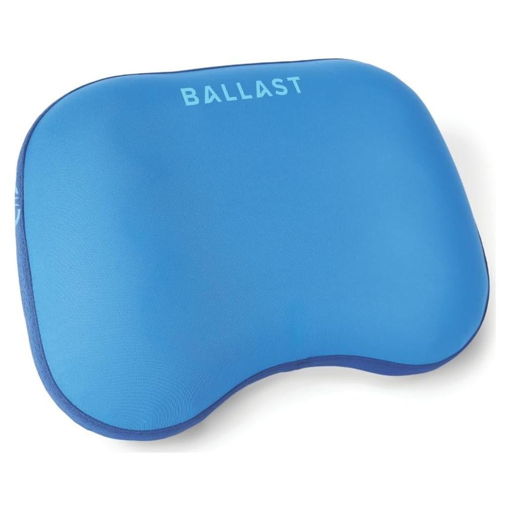 Almohada de Playa Ballast Azul Océano - Inflable y Resistente
