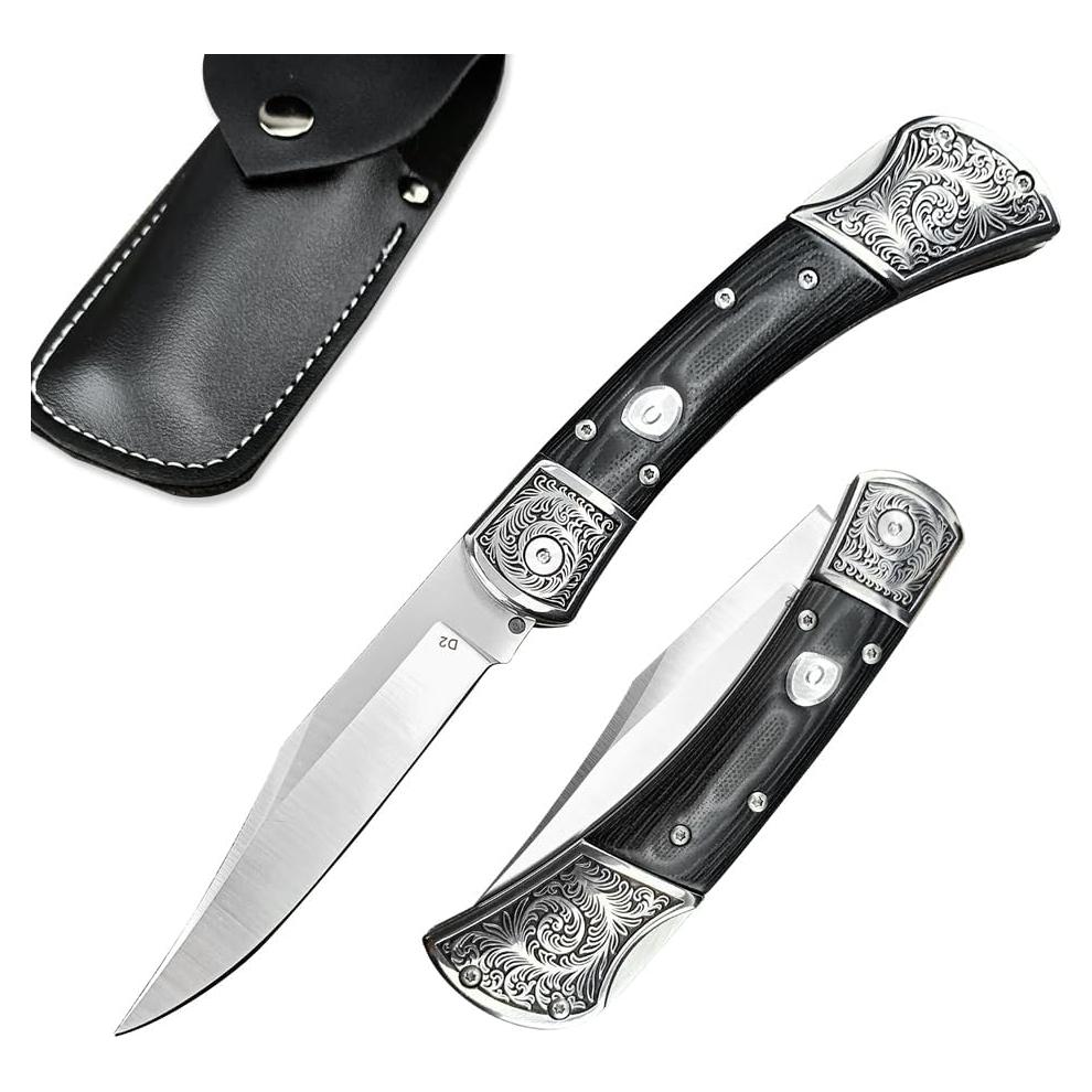 Cuchillo de bolsillo Goshawk G158-110 EDC acero D2 plegable