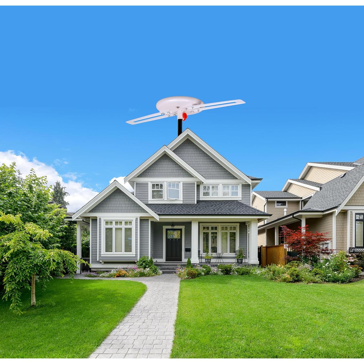 Antena Digital HD Exterior Five Star 2024 321.87 km 360°