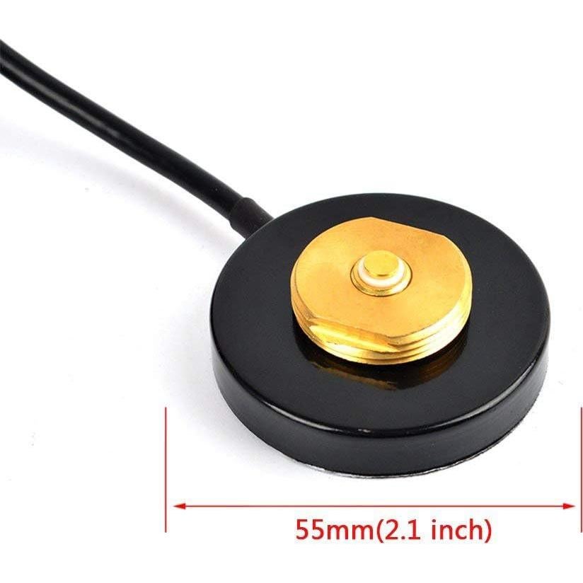 Base Magnética NMO TengKo con Cable RG-58 de 5m PL-259