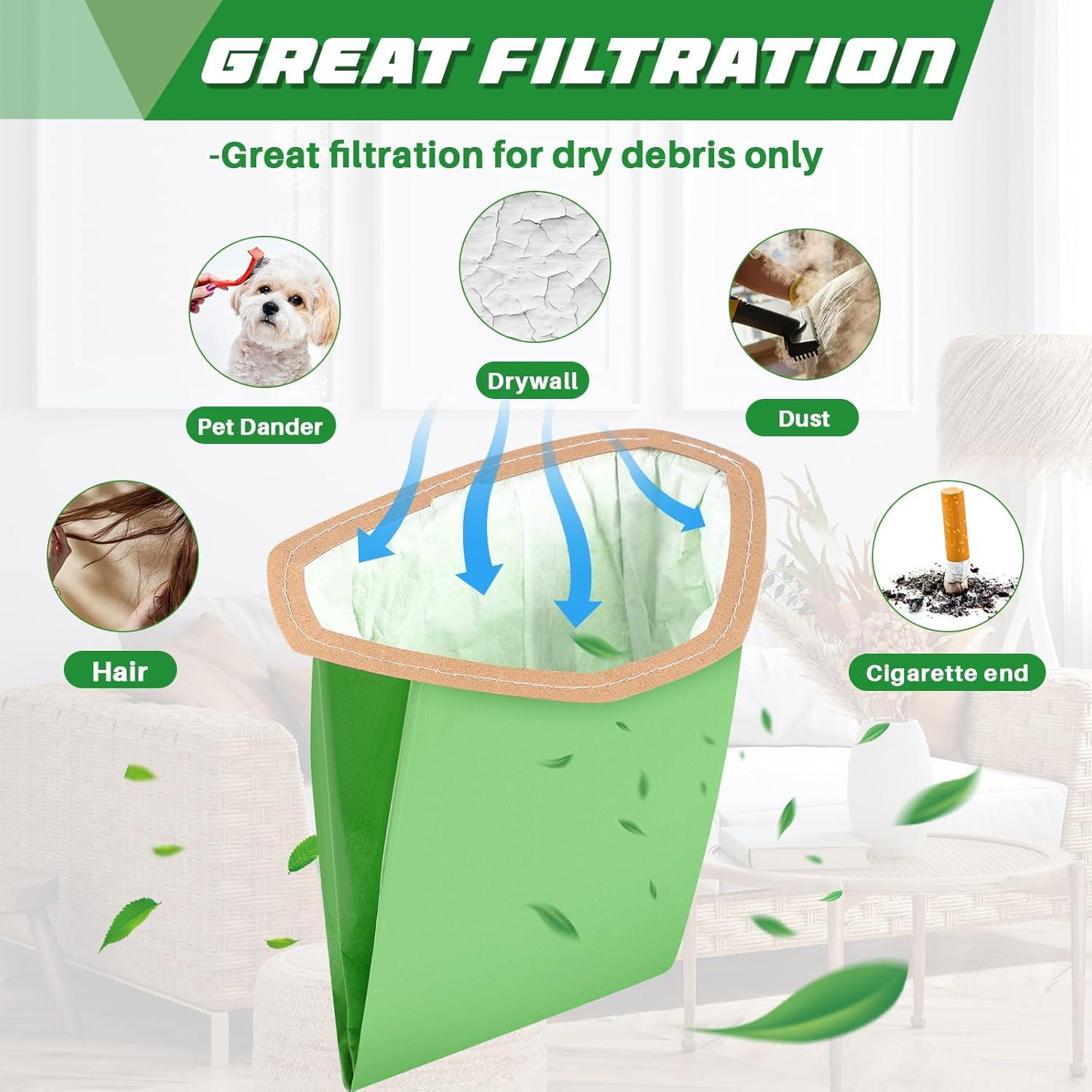 30 Micro Filtros para Aspiradora Therwen Compatible ProTeam 107314