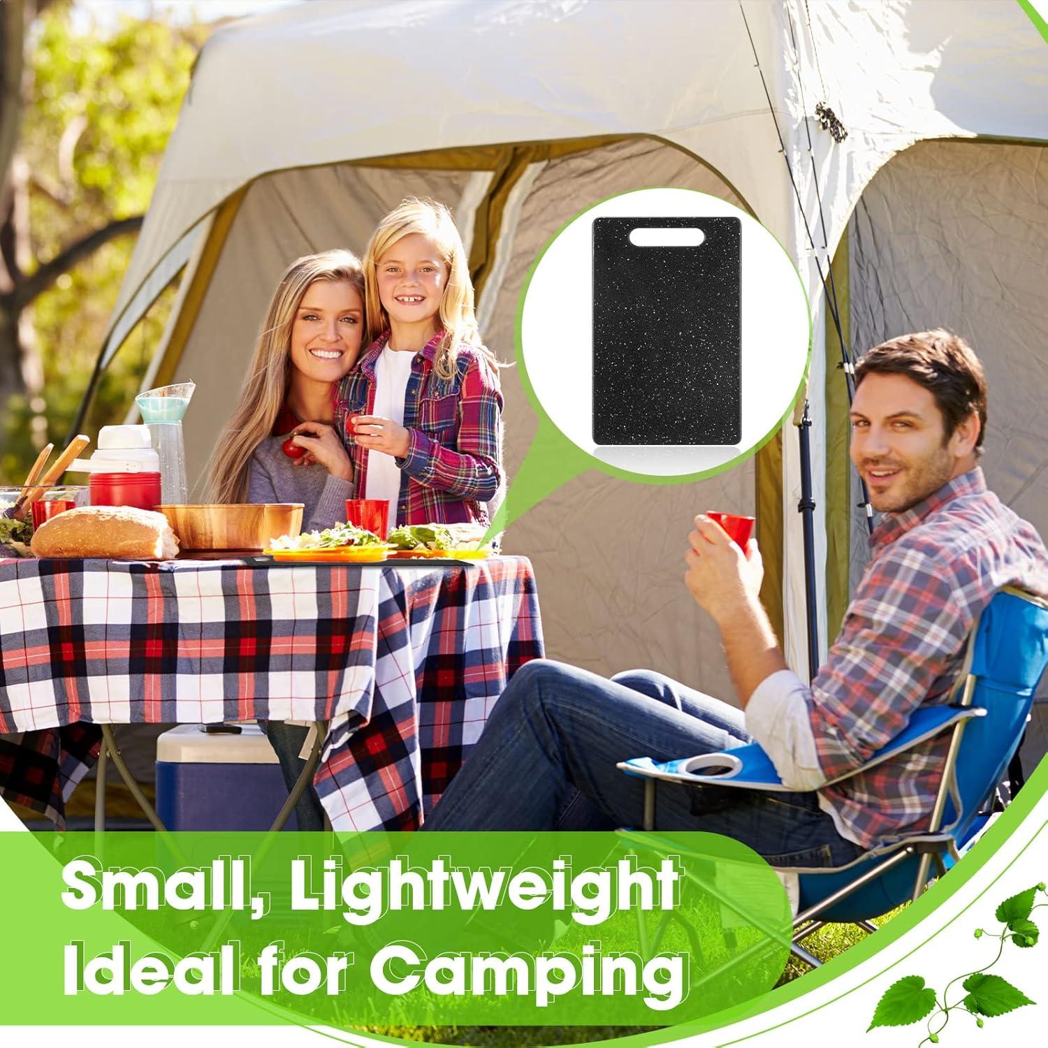 Juego de 2 Tablas de Cortar Lounsweer 25x15 cm Plástico Negro