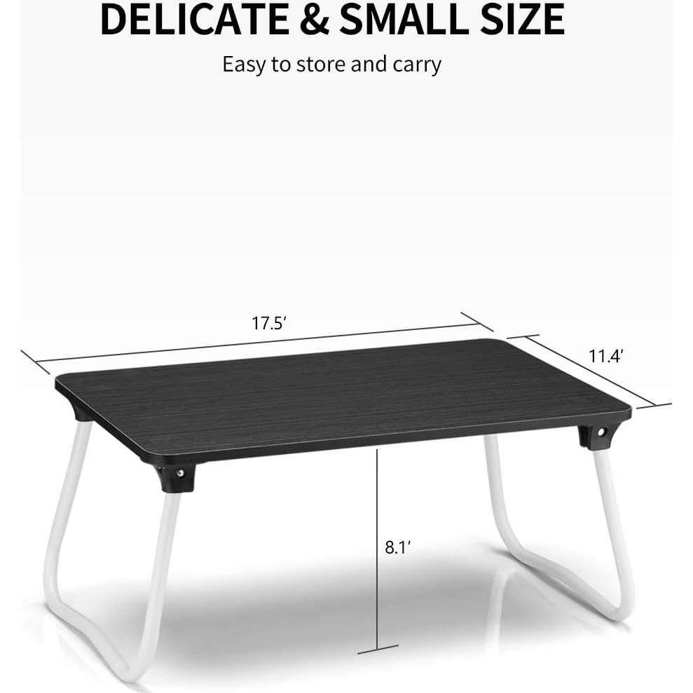 Mesa de Regazo Plegable Ruxury Soporte para Laptop Negro