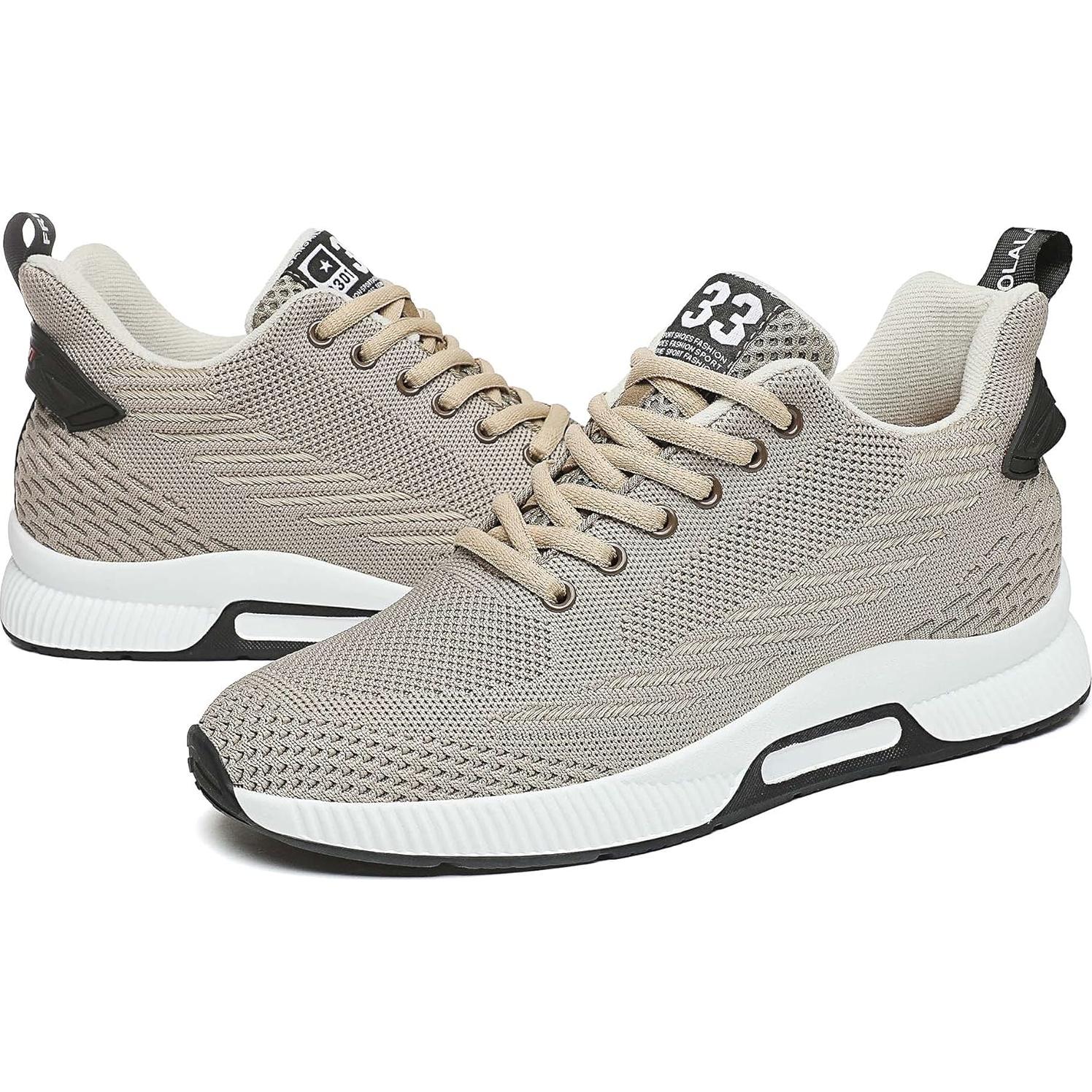 Zapatillas de Deporte Elevadoras CERYTHRINA 6 cm Beige