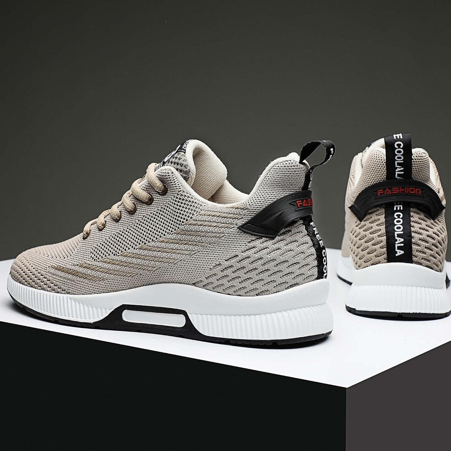 Zapatillas de Deporte Elevadoras CERYTHRINA 6 cm Beige