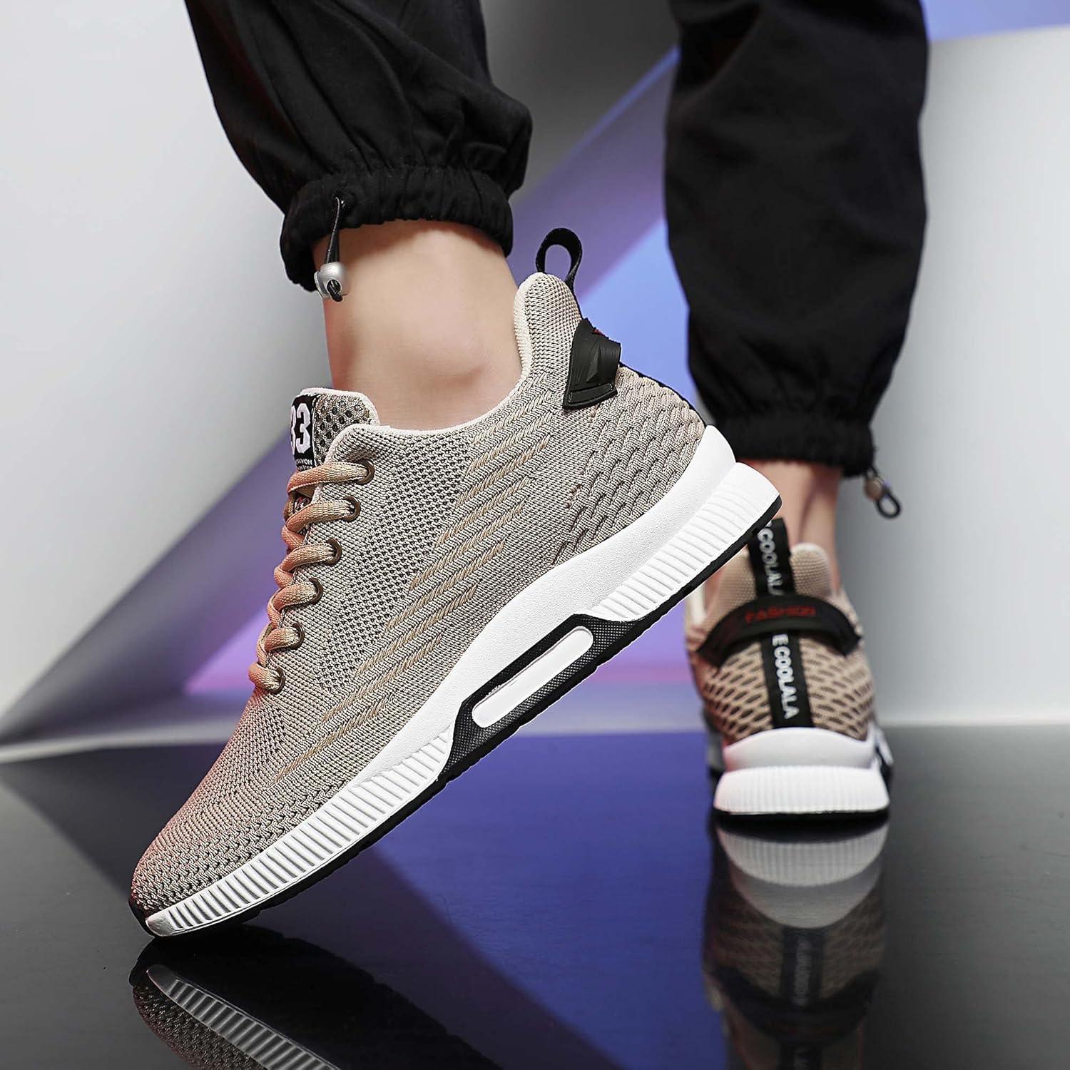 Zapatillas de Deporte Elevadoras CERYTHRINA 6 cm Beige