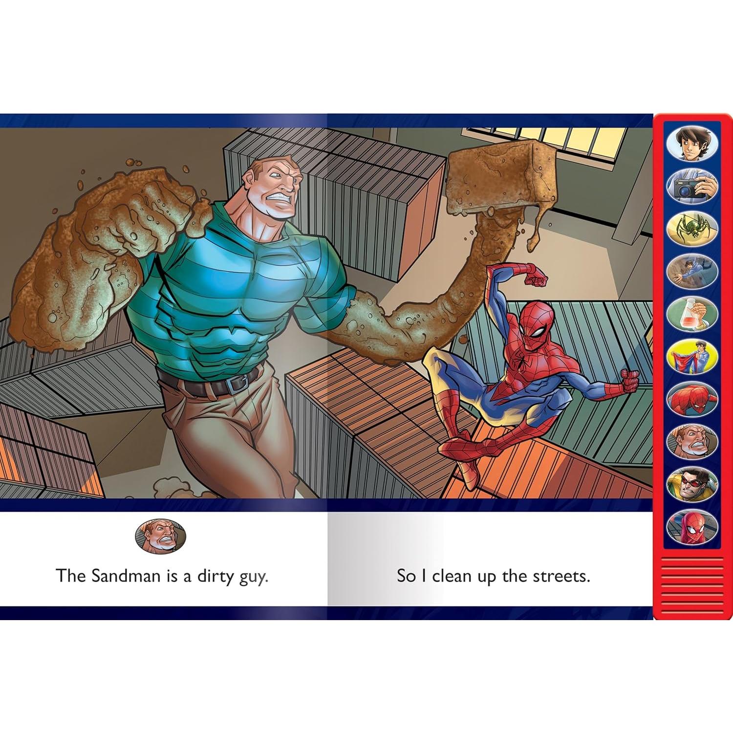 Marvel - I'm Ready to Read with Spider-Man - Interactive Read-Along Sound Book - Great for Early Readers - PI Kids
