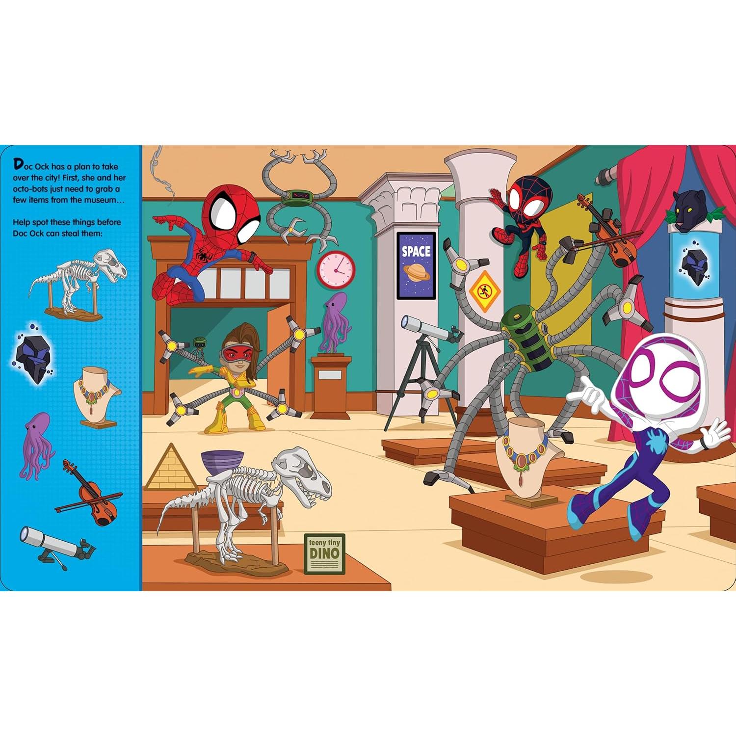 Marvel Spider-man - Spidey and His Amazing Friends - First Look and Find Activity Book with 40 Stickers - PI Kids