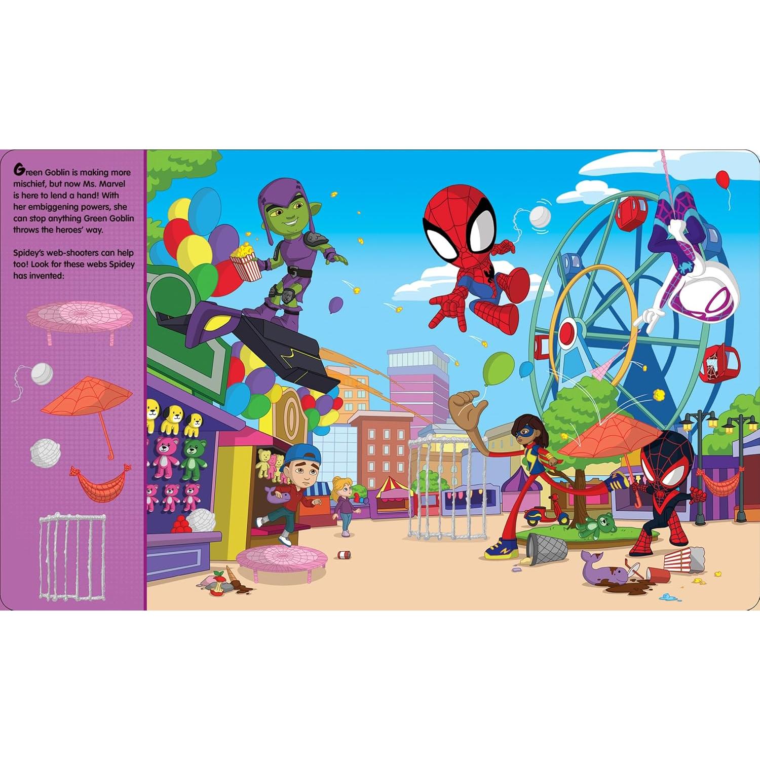 Marvel Spider-man - Spidey and His Amazing Friends - First Look and Find Activity Book with 40 Stickers - PI Kids