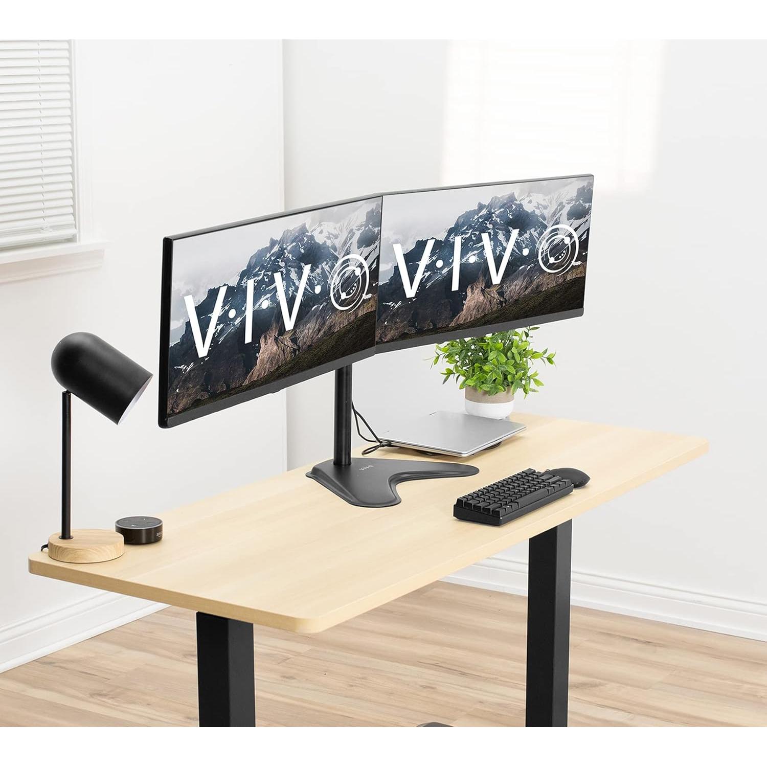 Soporte Doble para Monitor VIVO STAND-V102F 13-30" Ajustable
