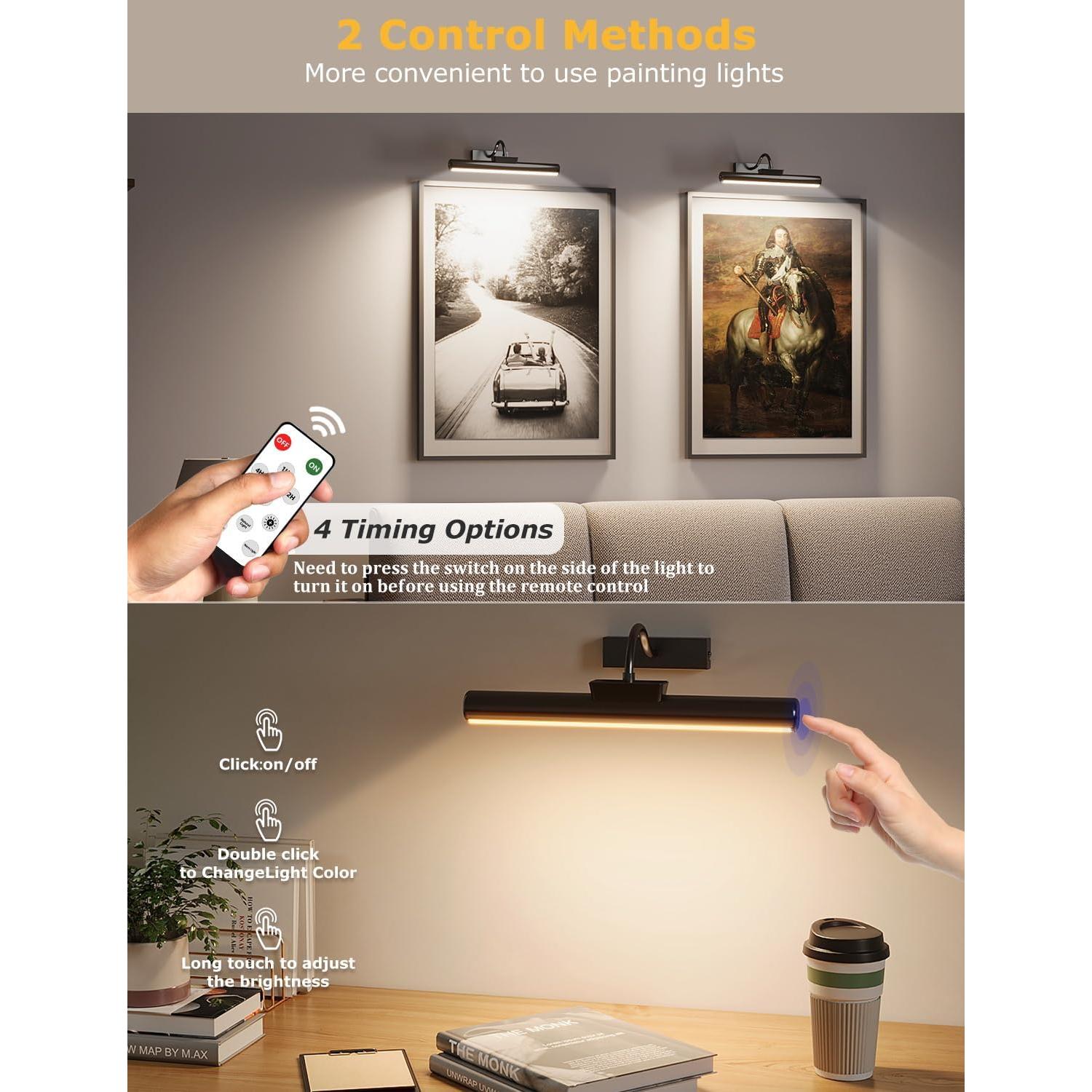 Luz de Imagen Inalámbrica LED con Control Remoto 5000mAh