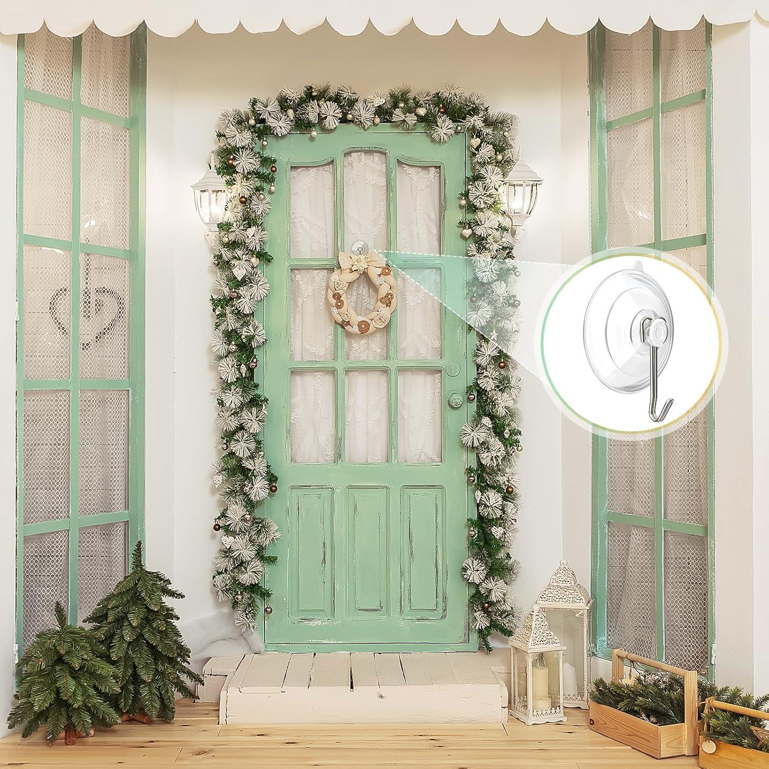 Ganchos de Ventosa HangerSpace 8 Piezas 3.18 kg Transparentes